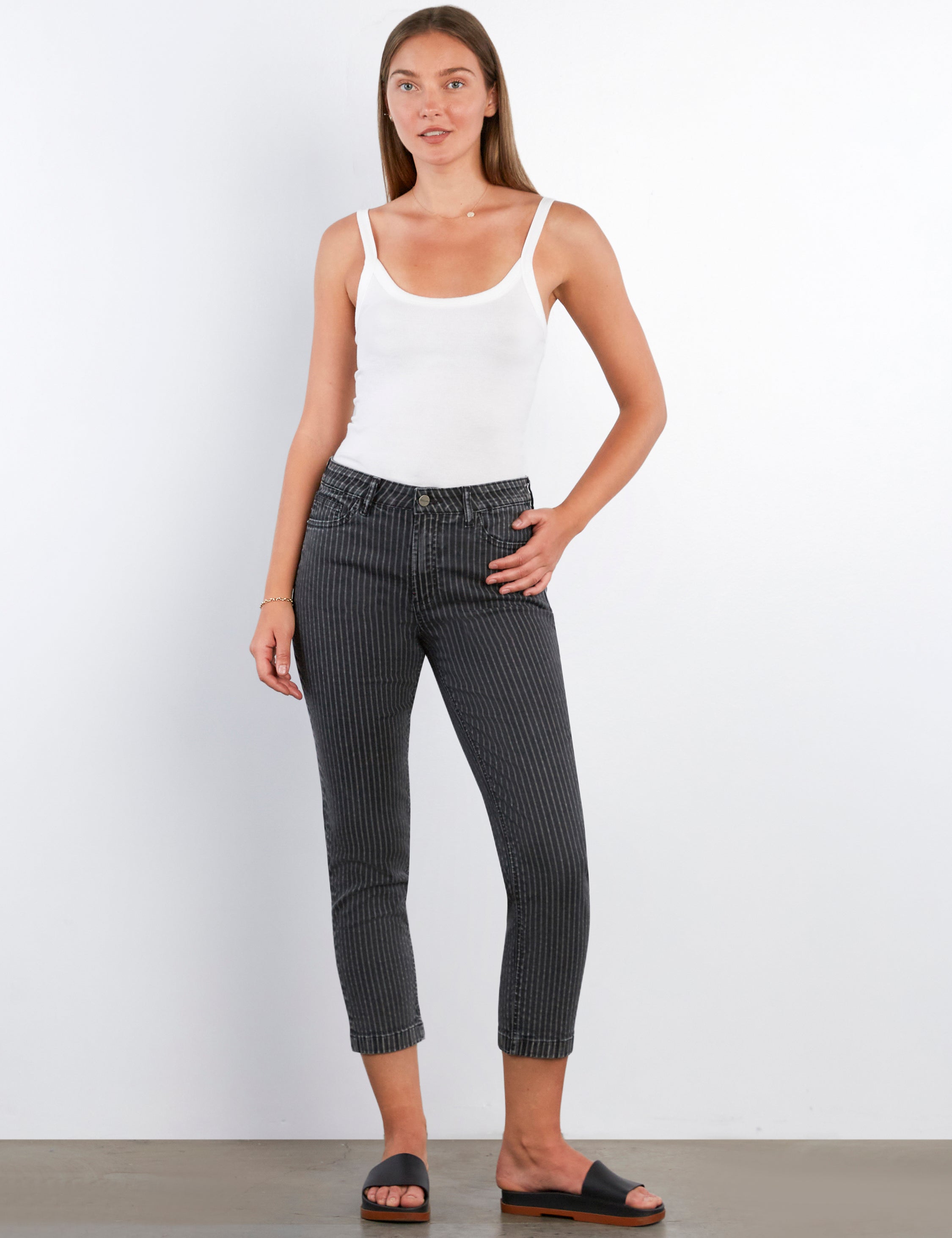 High Rise slim Straight