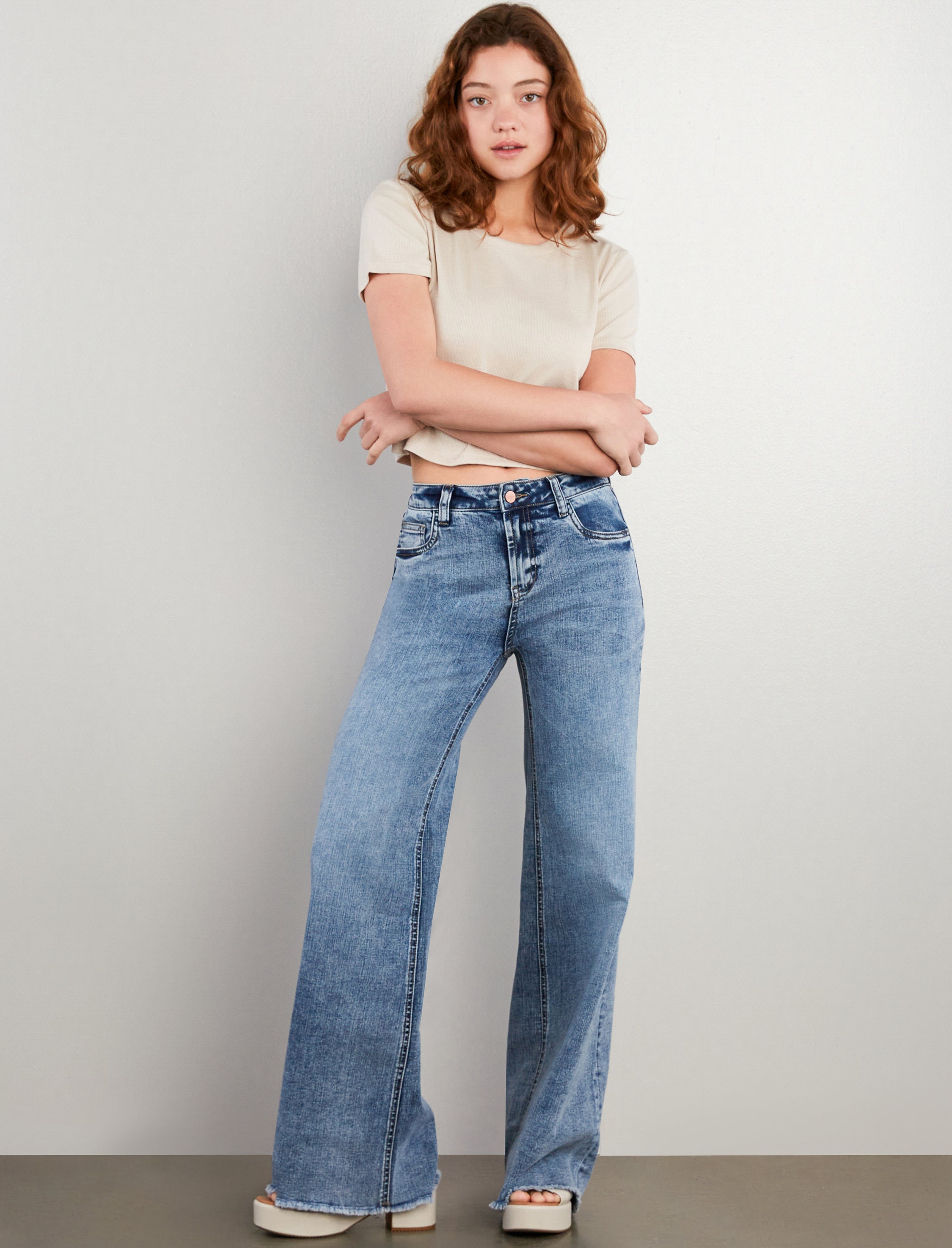 Happy Shag HR W-Leg Jean