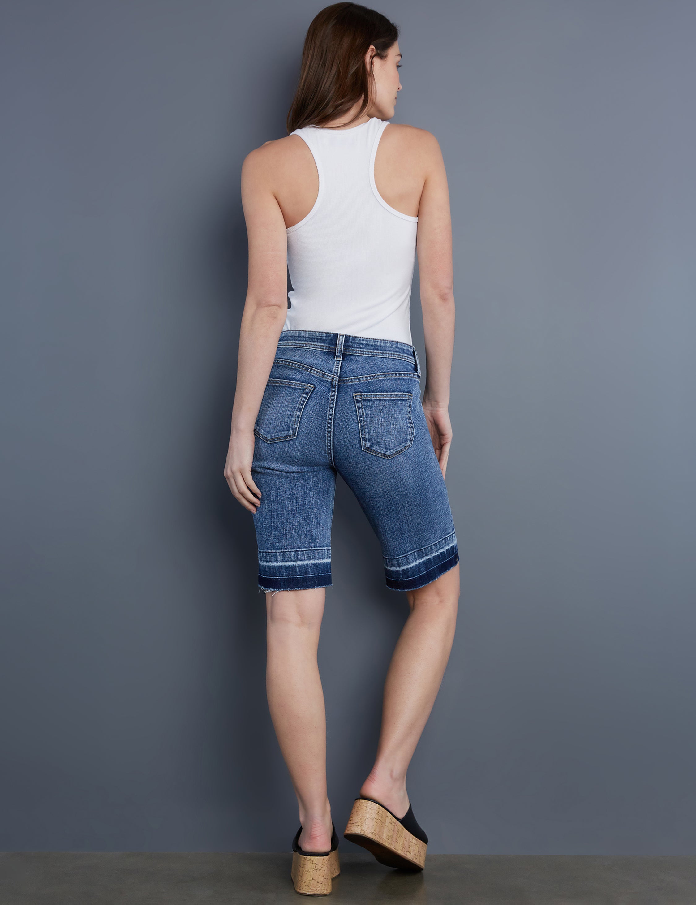 Women's Release Hem Bermuda - Hint of Blu