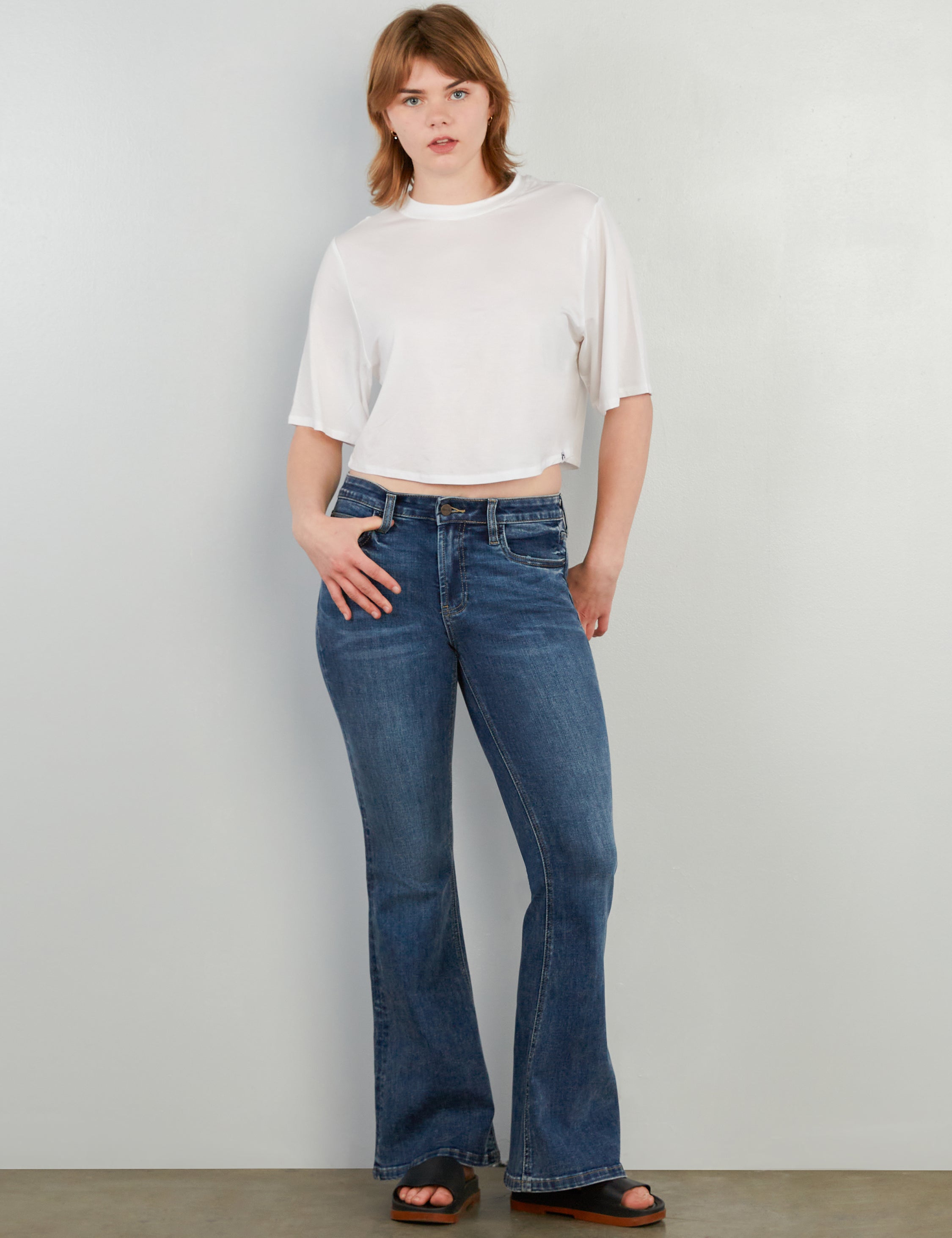 Women's Flare Jeans - Hint of Blu