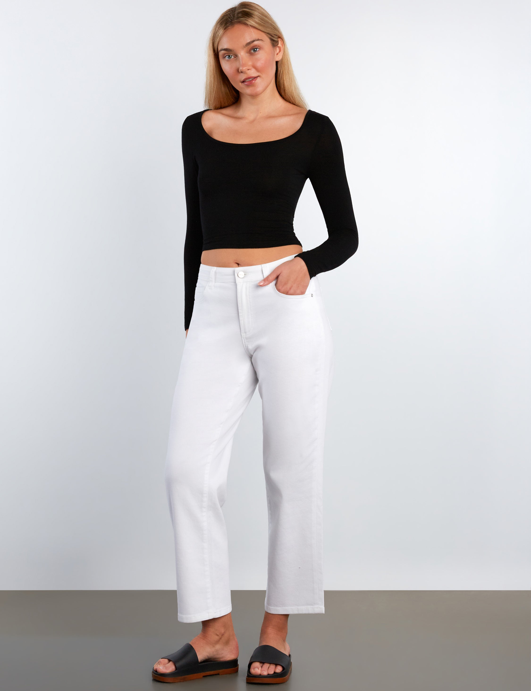 Straight Leg Jeans