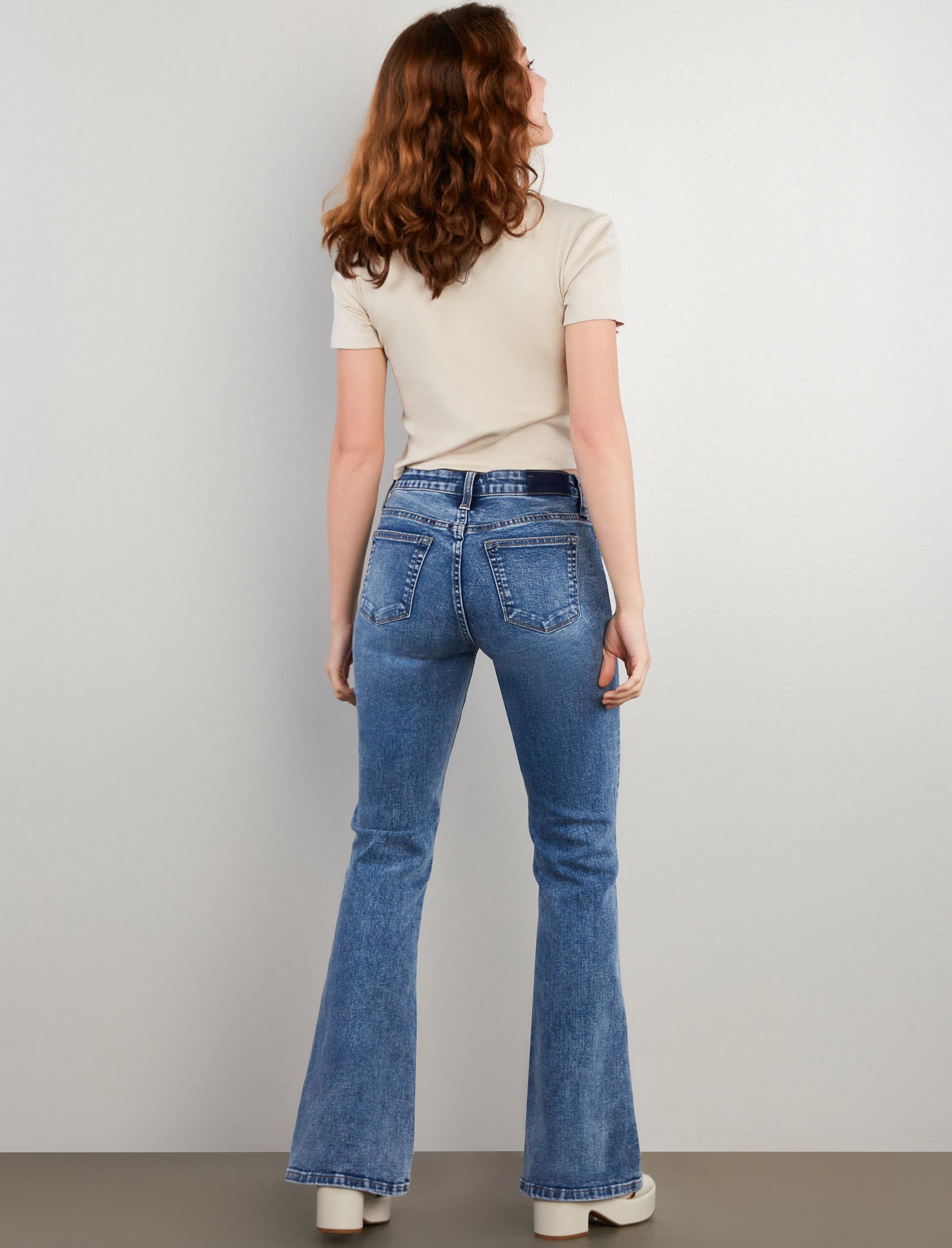 Camila High Rise Flares