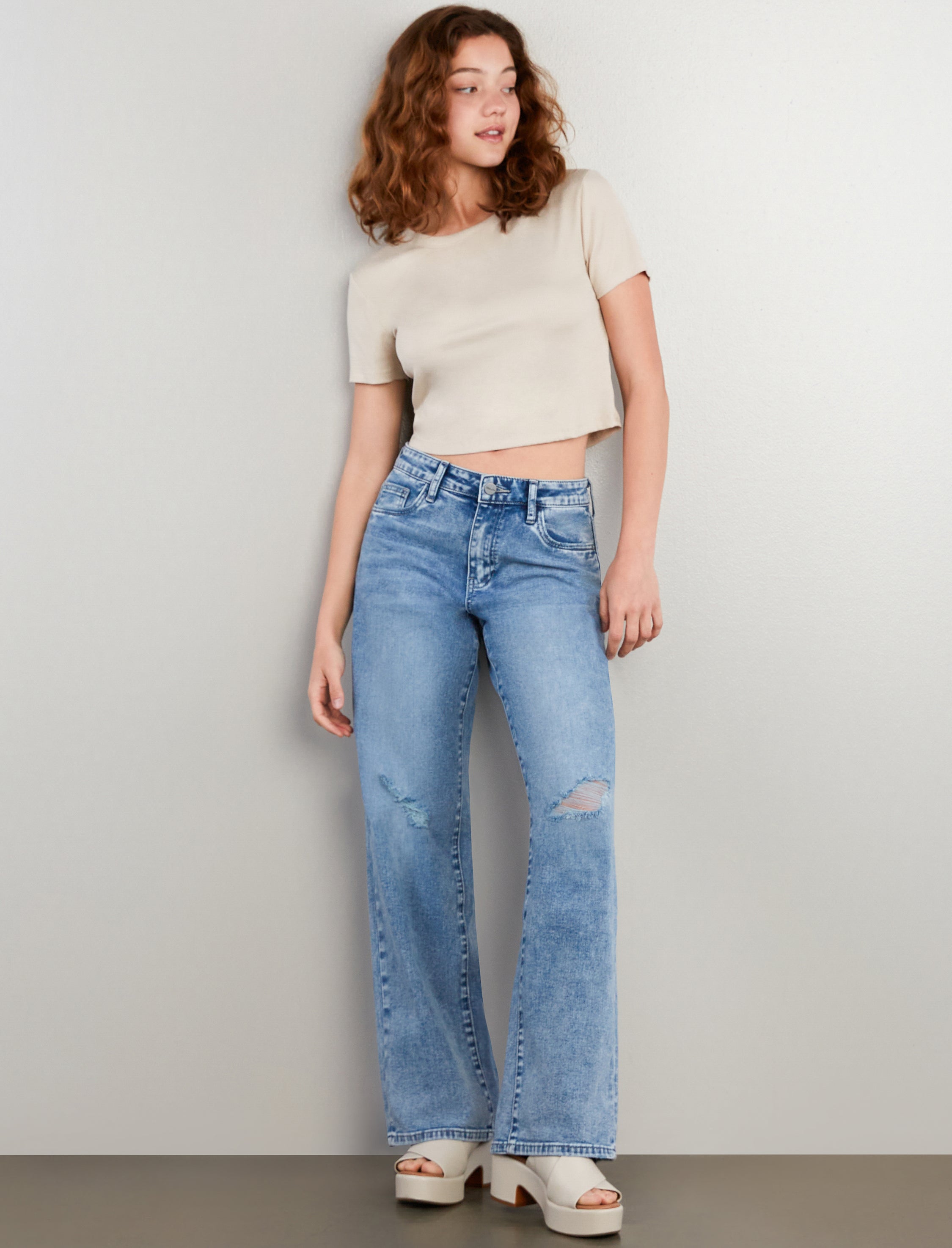 Clever Hi-Rise Straight Jeans