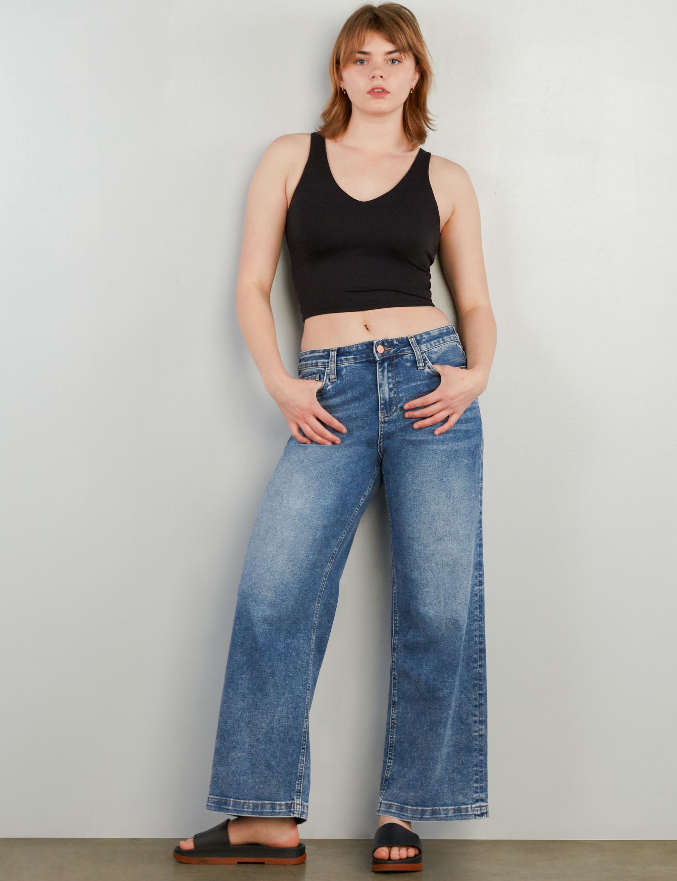 Clever Hi-Rise Straight Jeans