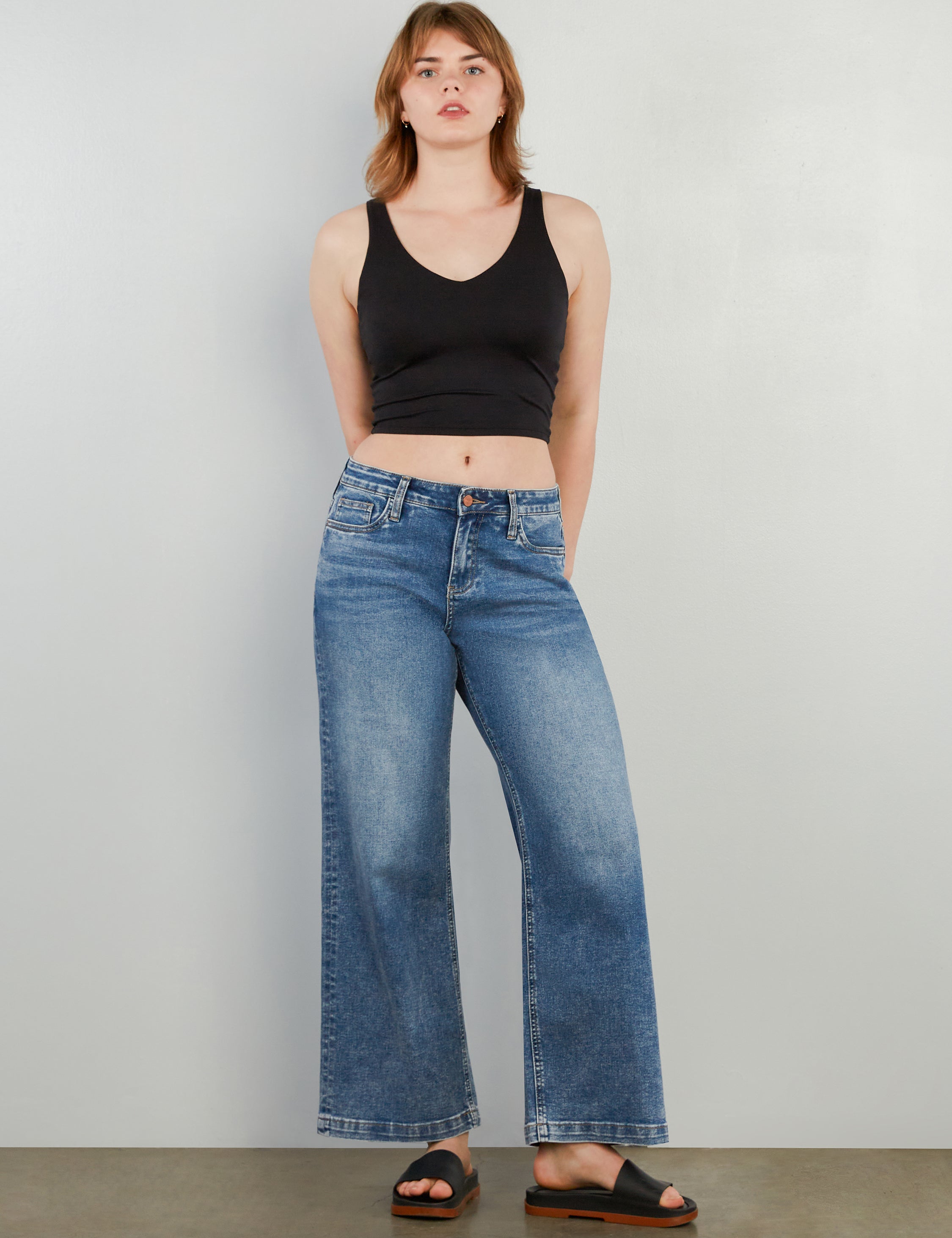 Clever Hi-Rise Straight Jeans