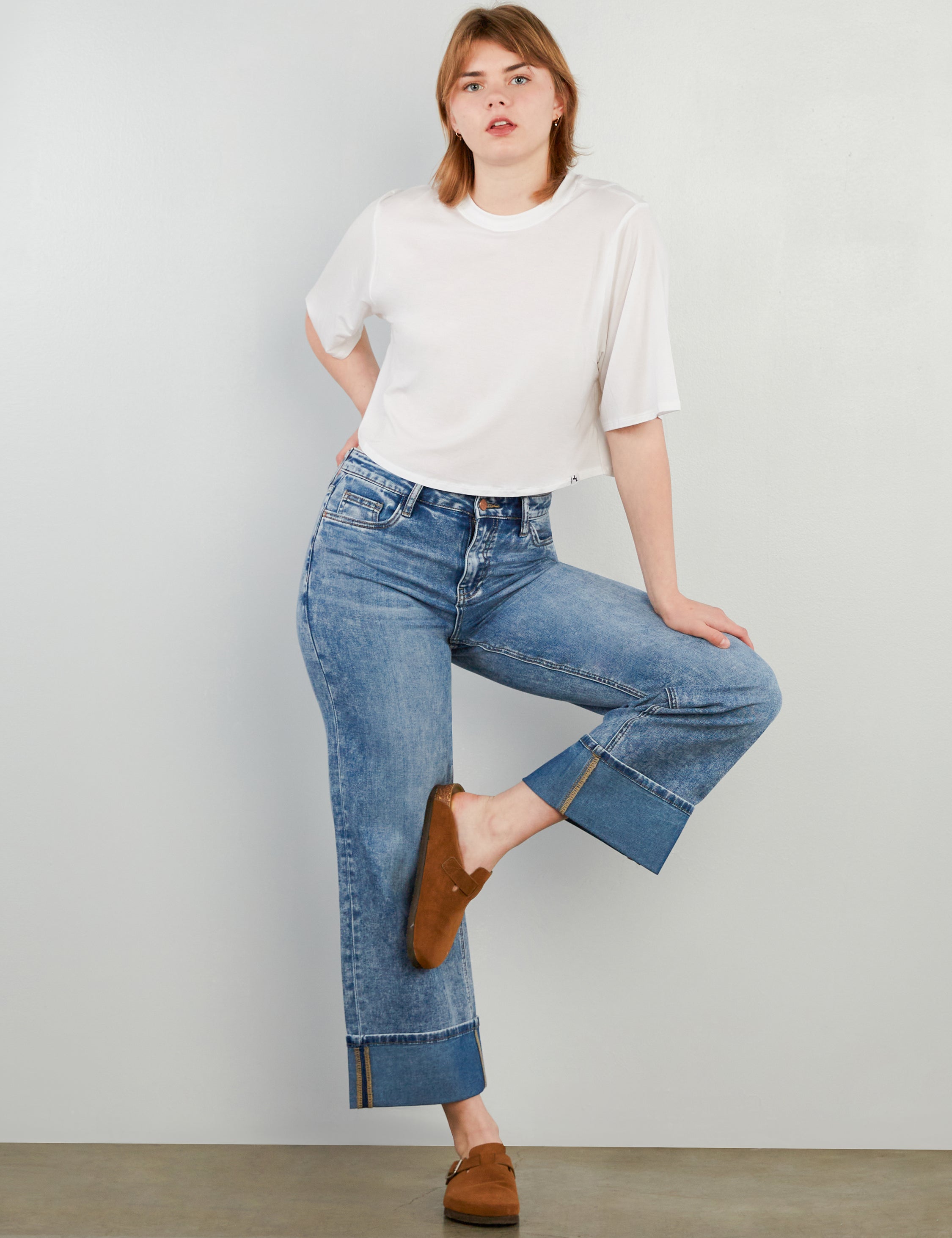 Clever Cued Hi-Rise Jeans