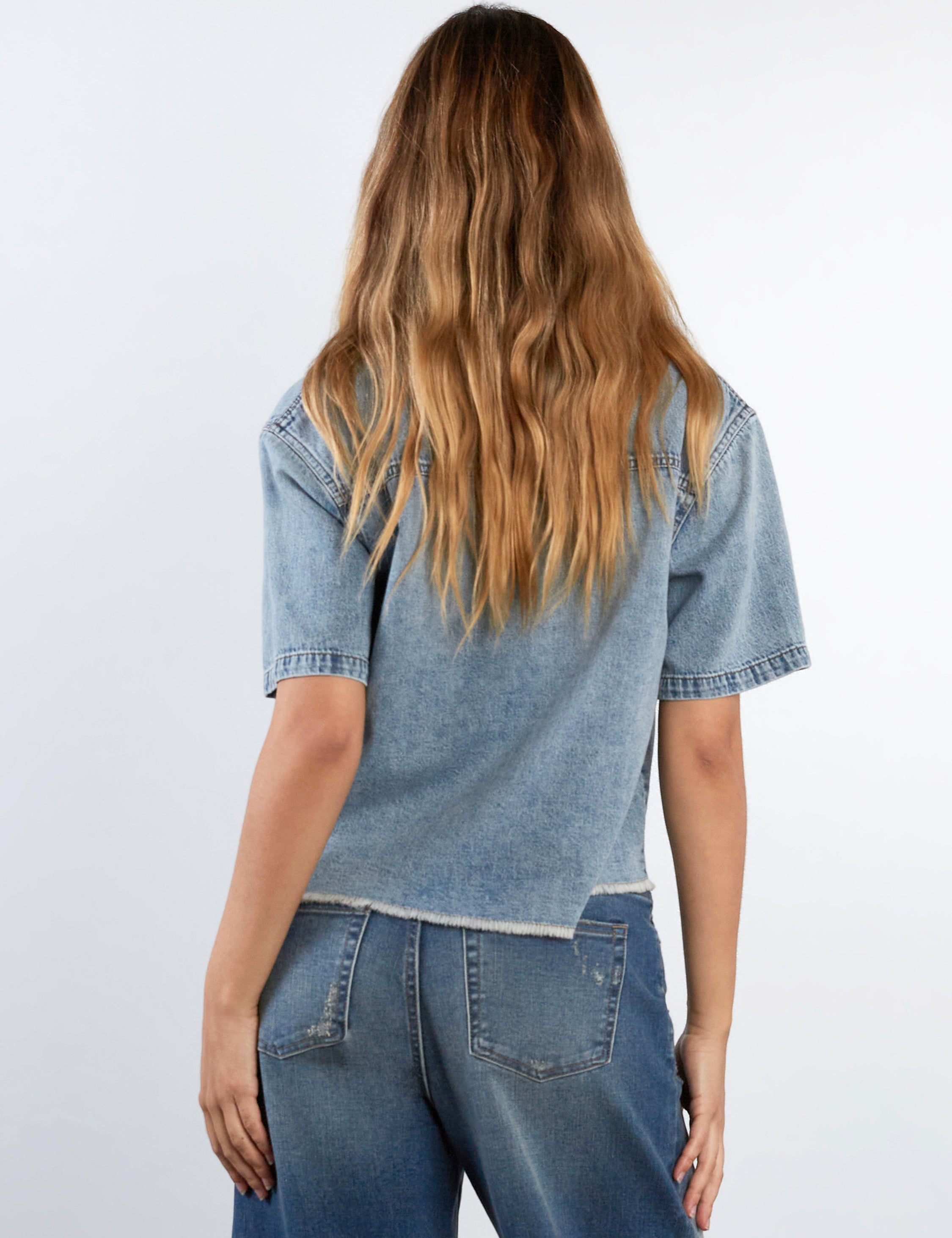 Emily Denim Top