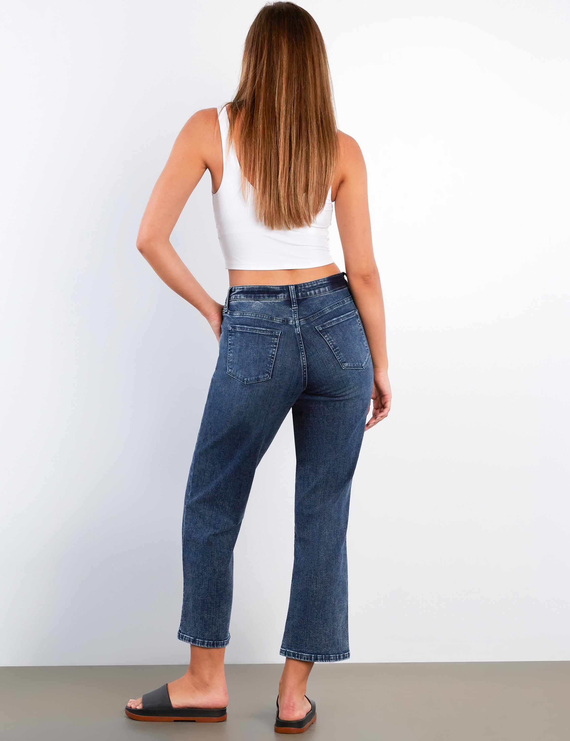 Women's Straight Leg Jeans - Hint of Blu