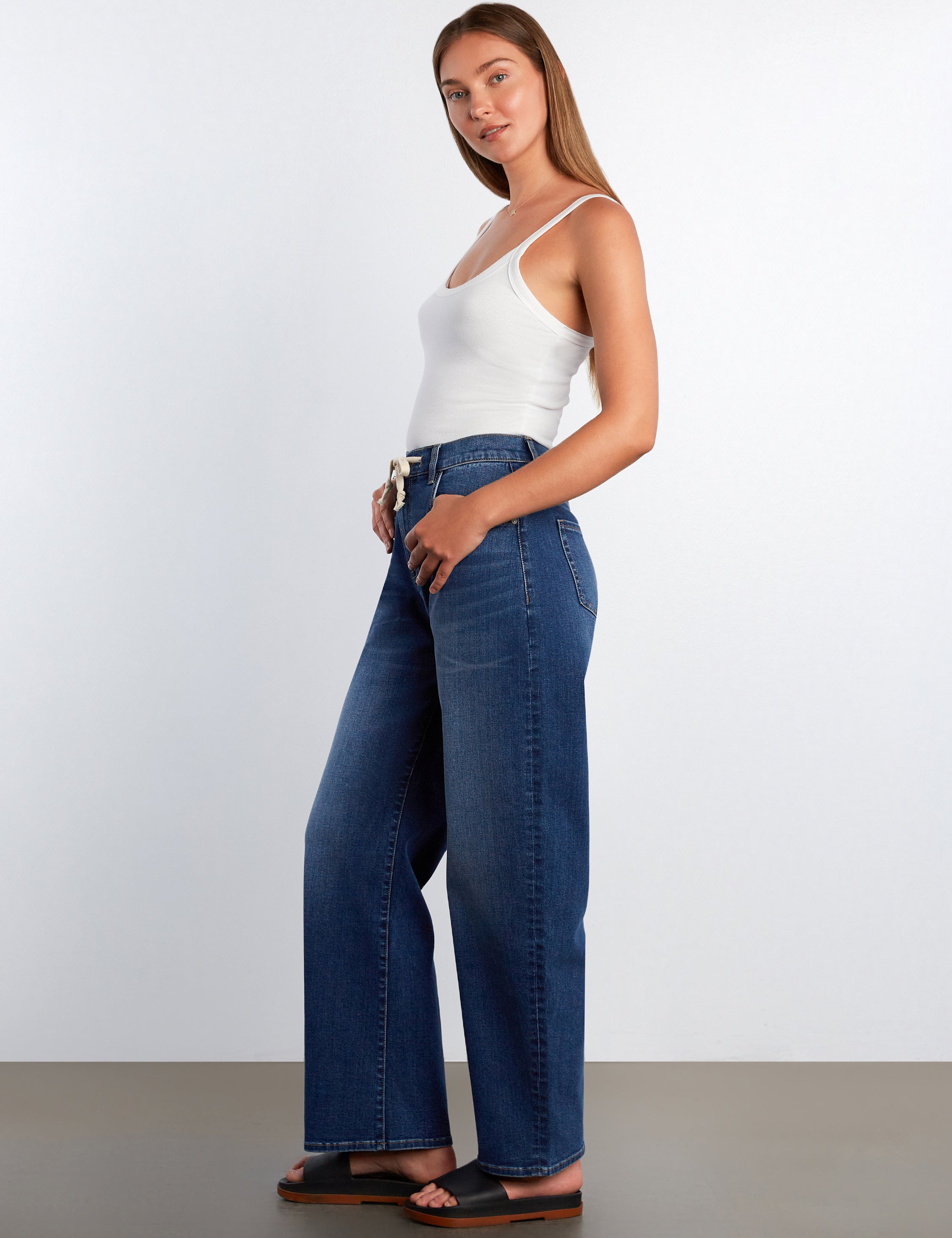 Ronnie Tie-front Jeans