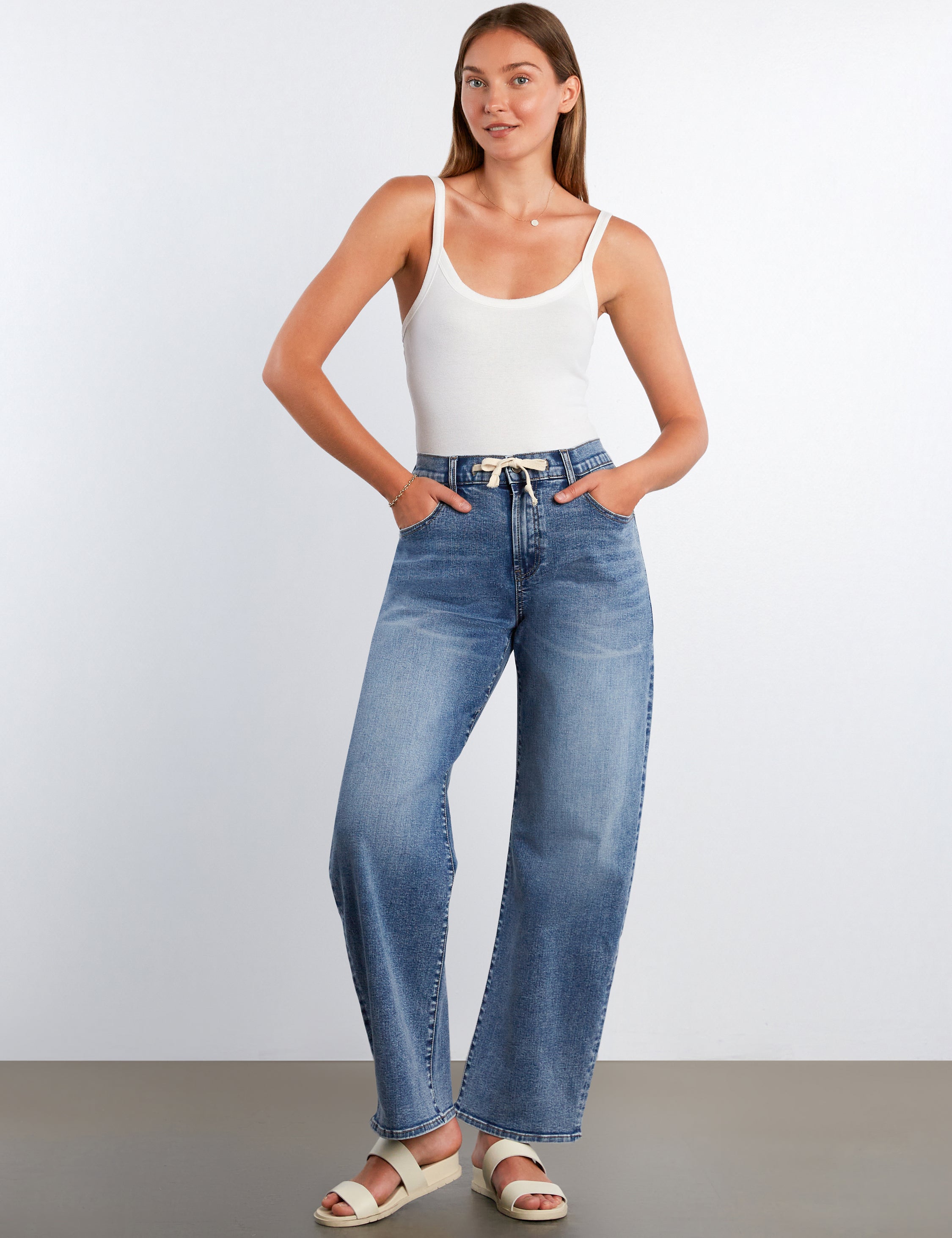 Ronnie Tie-front Jeans