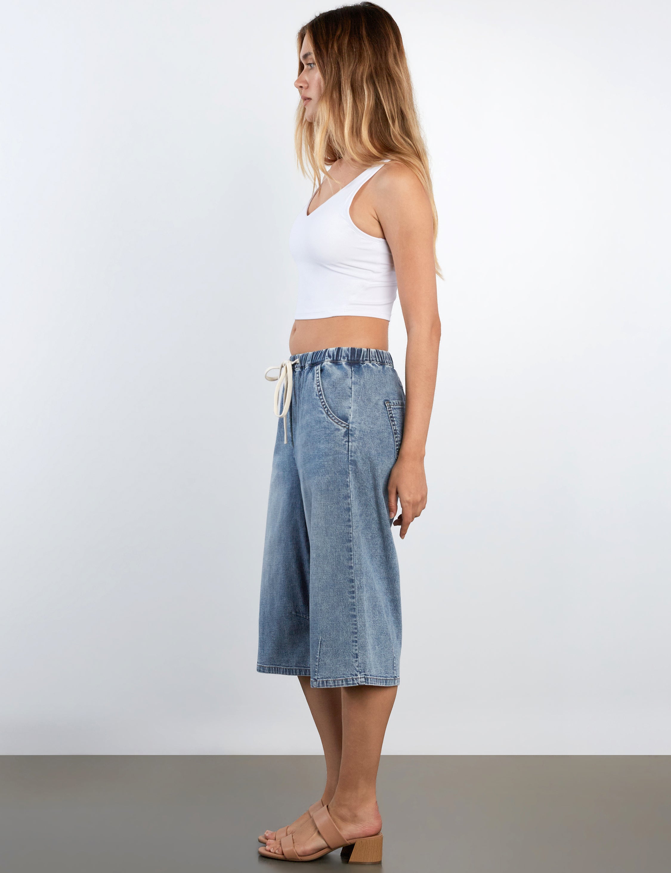 Relaxed Tie Jorts