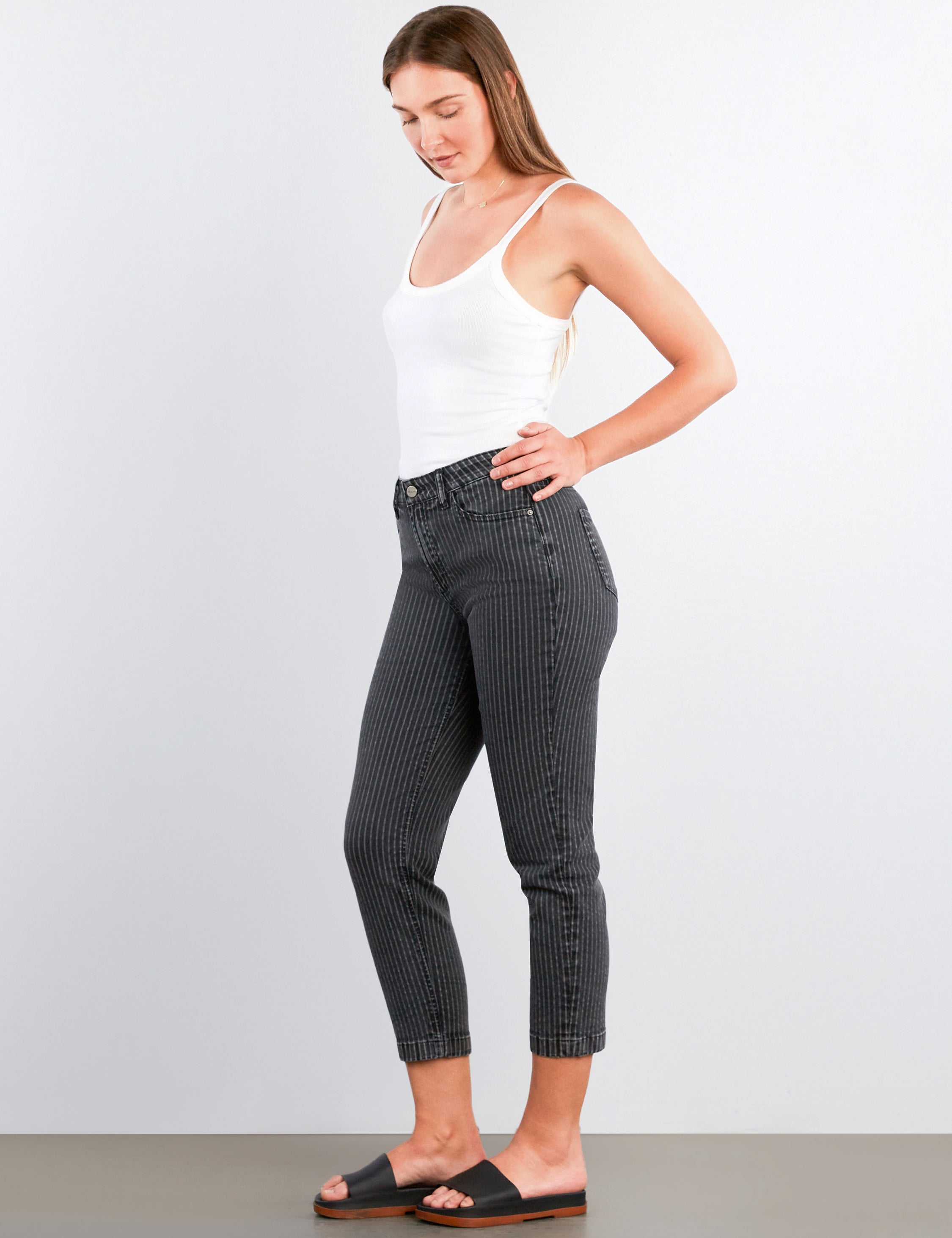 High Rise slim Straight