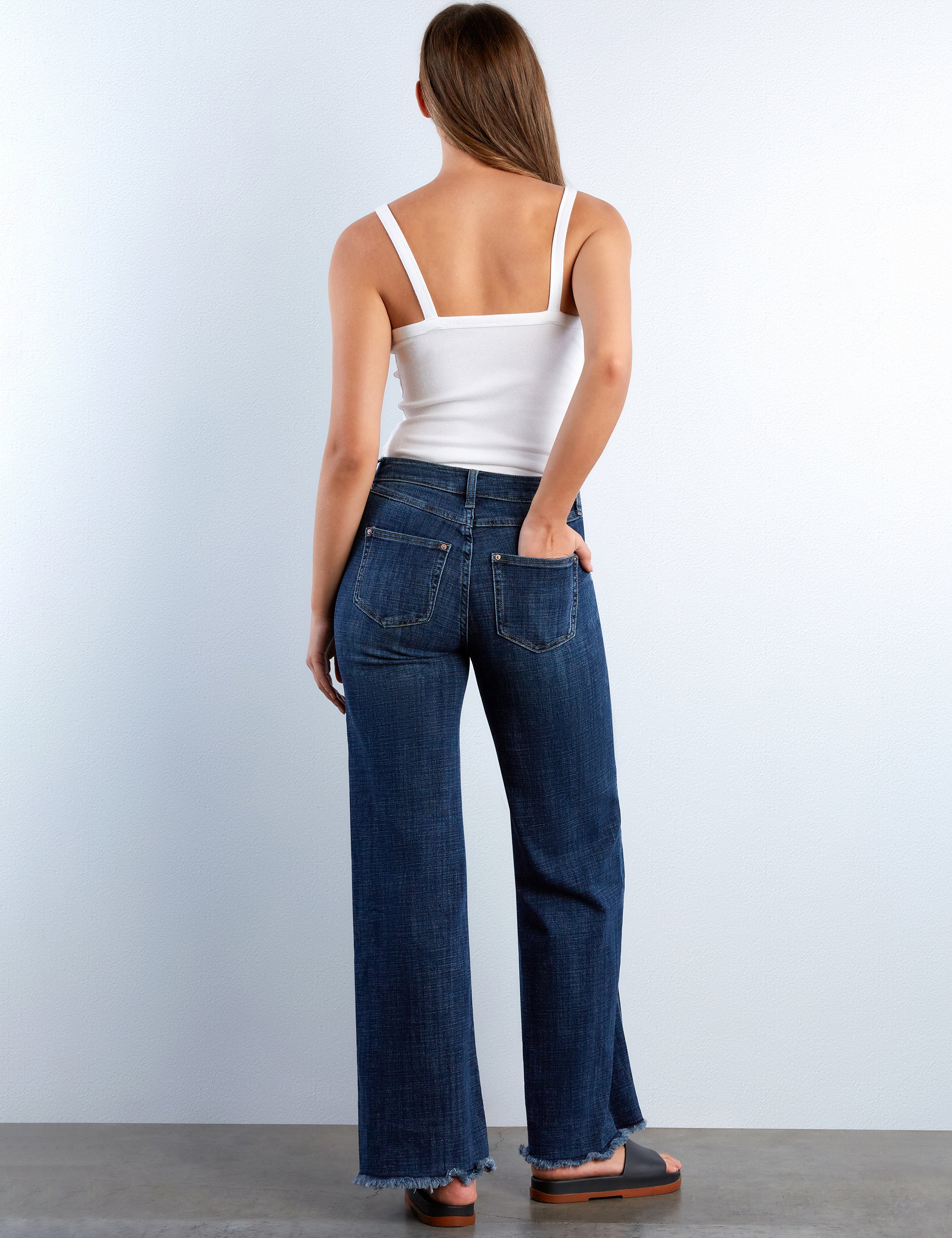 Mighty High Rise Wide Leg