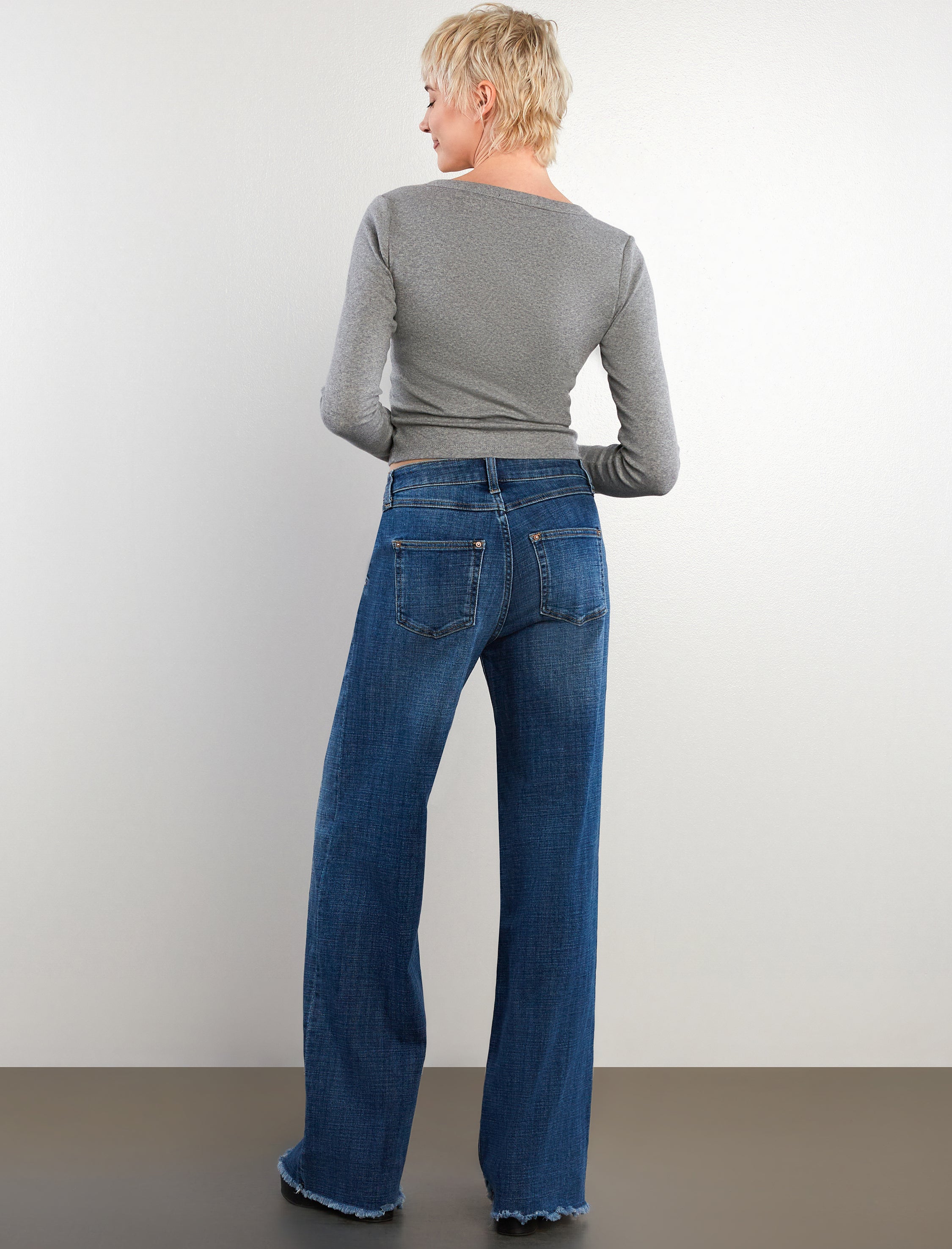 Mighty High Rise Wide Leg