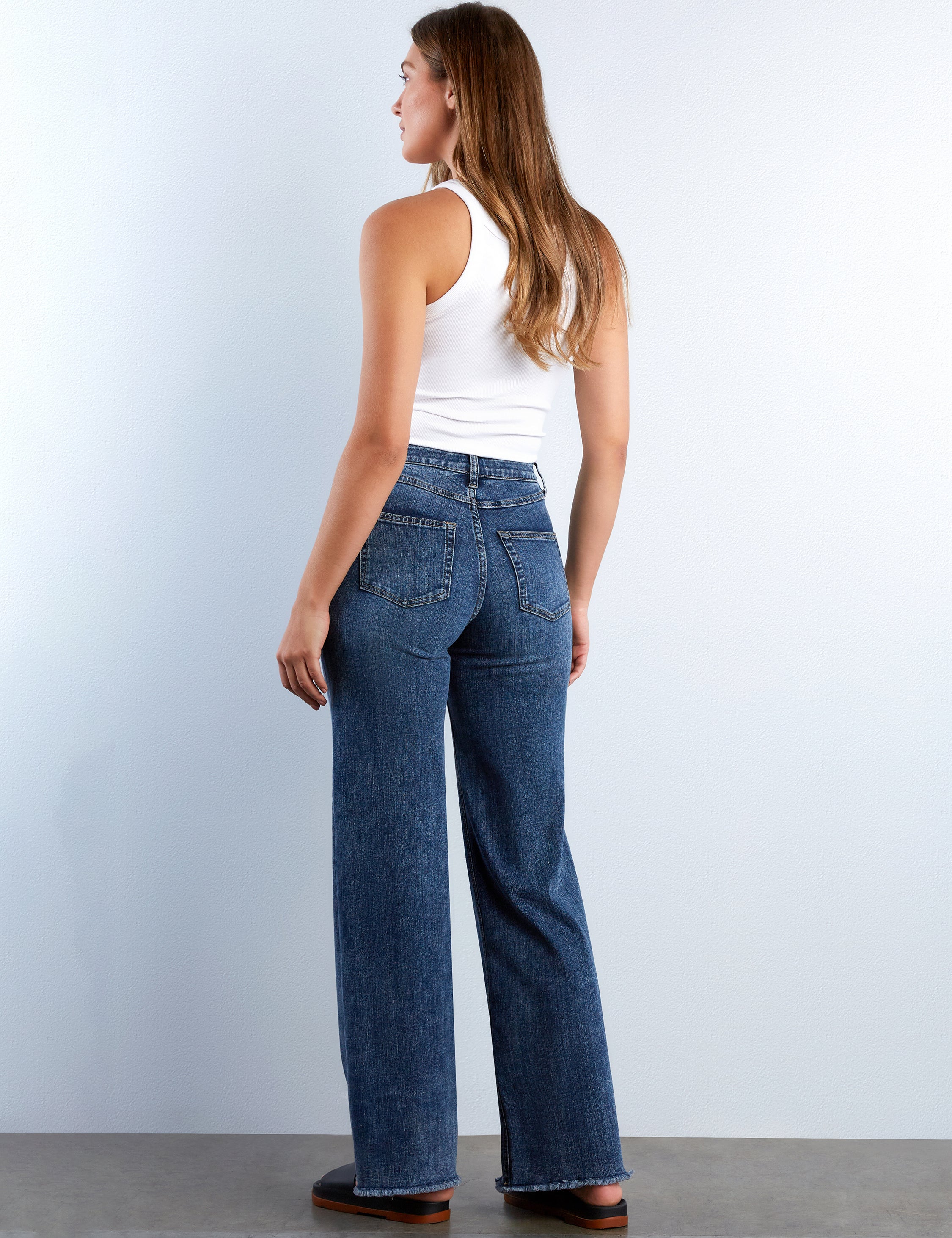 Happy Shag High Rise Wide Leg Jean