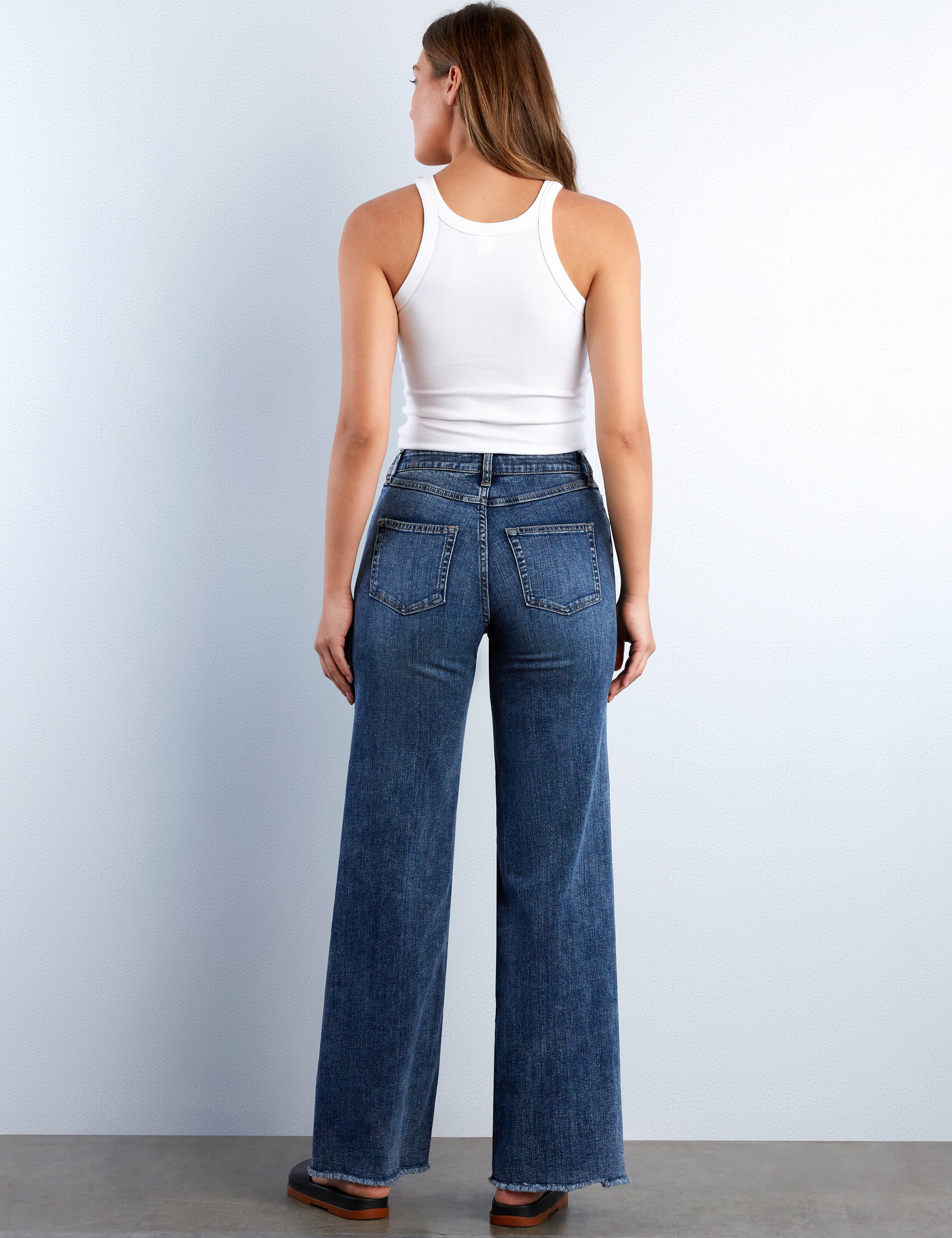 Happy Shag High Rise Wide Leg Jean