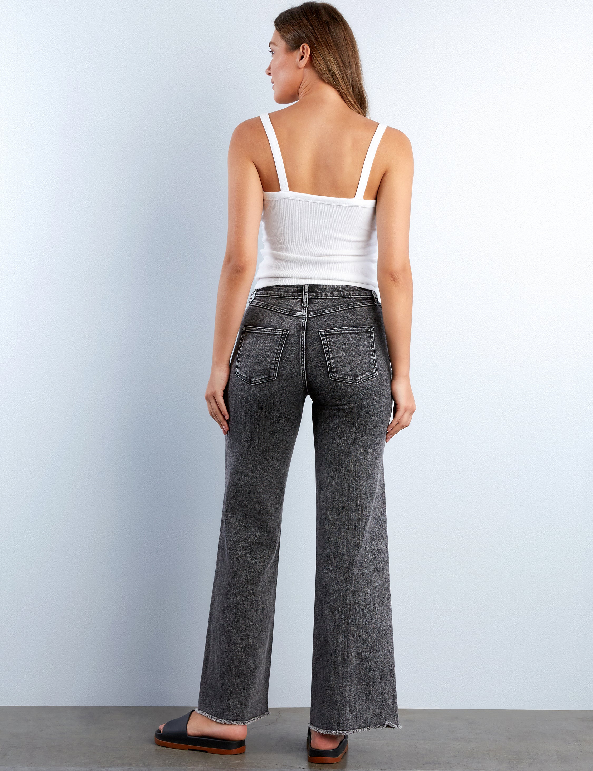 Happy Shag High Rise Wide Leg Jean