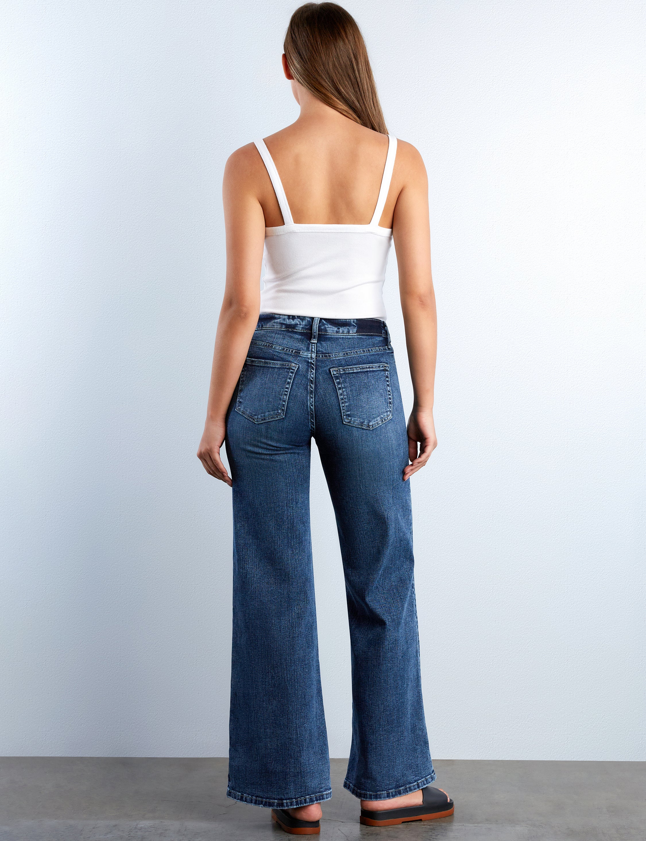 Women's Myra Wide-Leg Jeans - Hint of Blu