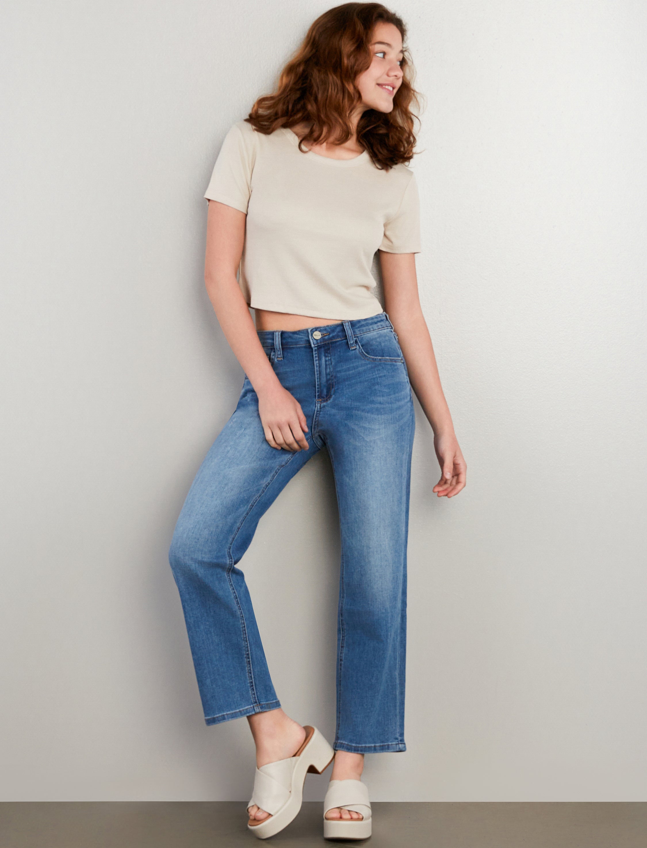 Ruby Relaxed Straight Jeans