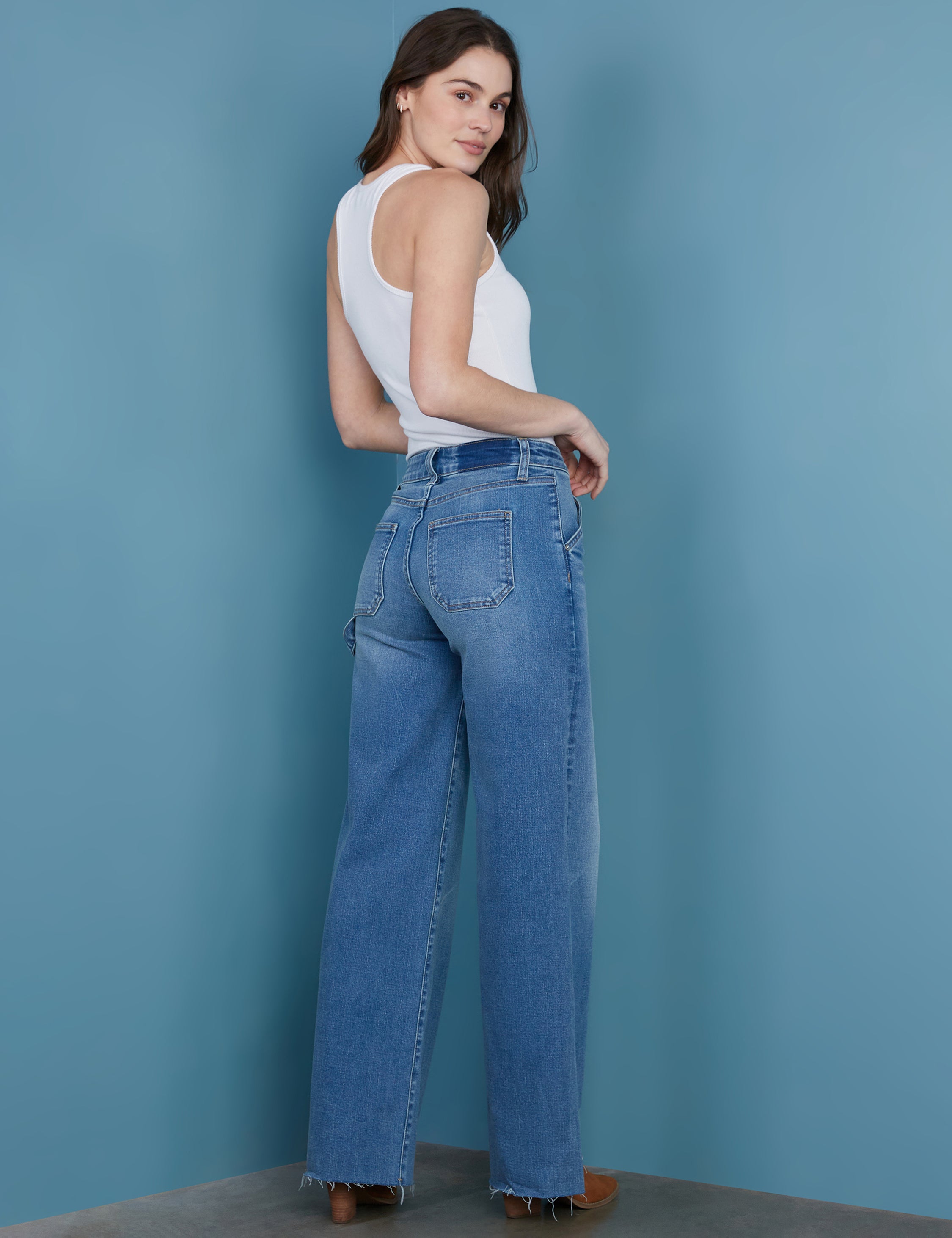 Cut Ankle Wide Carpenter Jean