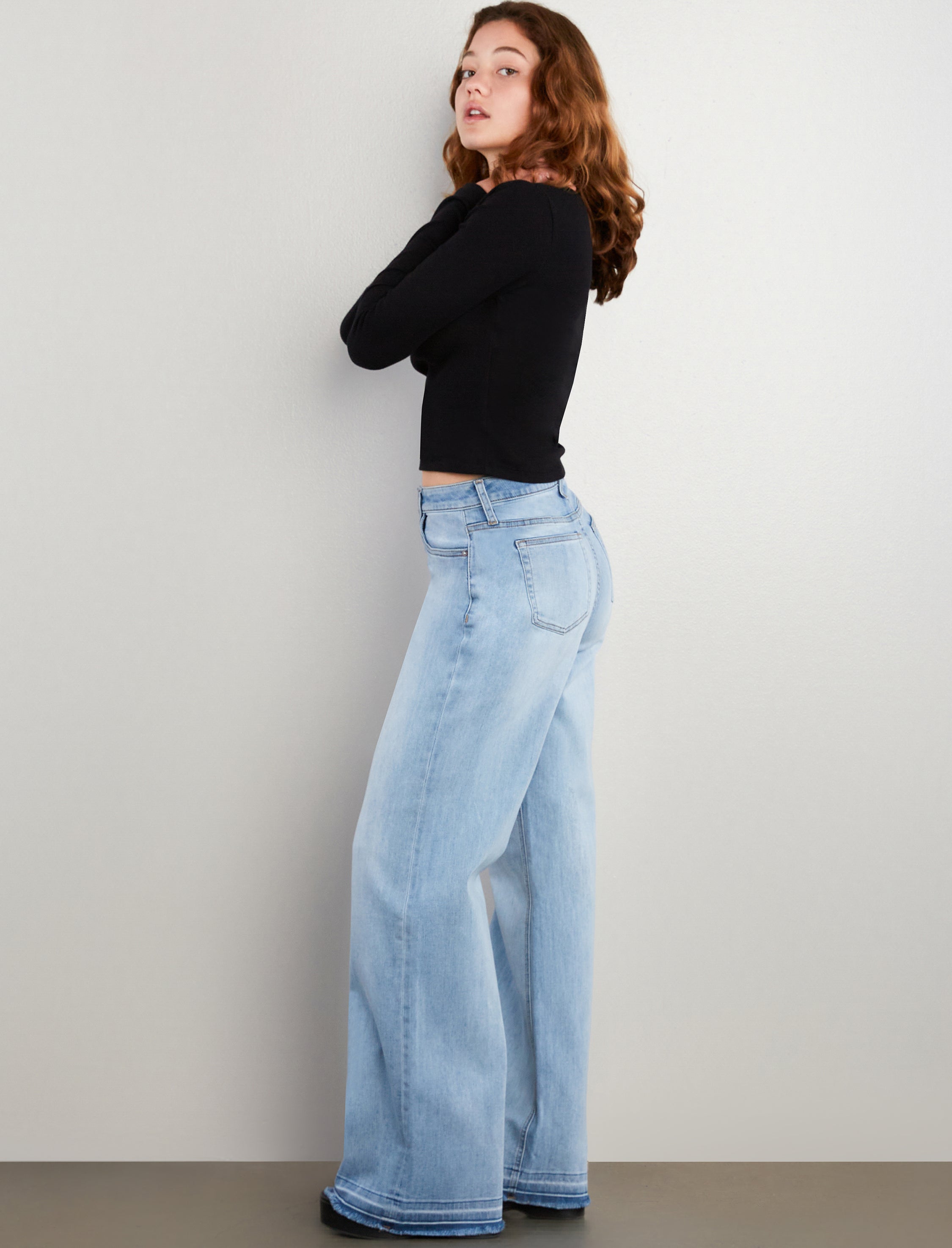 Wide Leg Release Hem