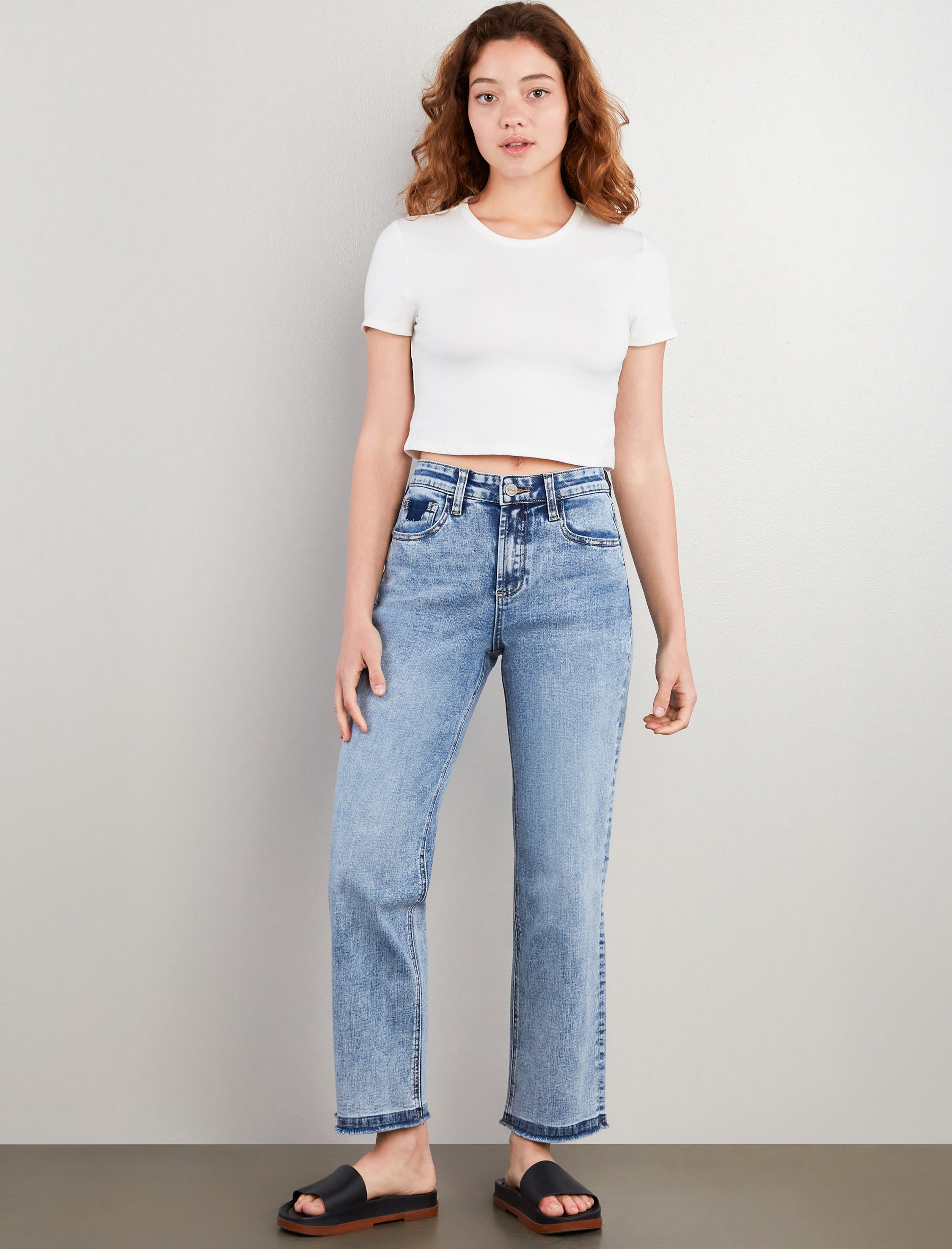 Women's Released Hem Straight - Hint of Blu