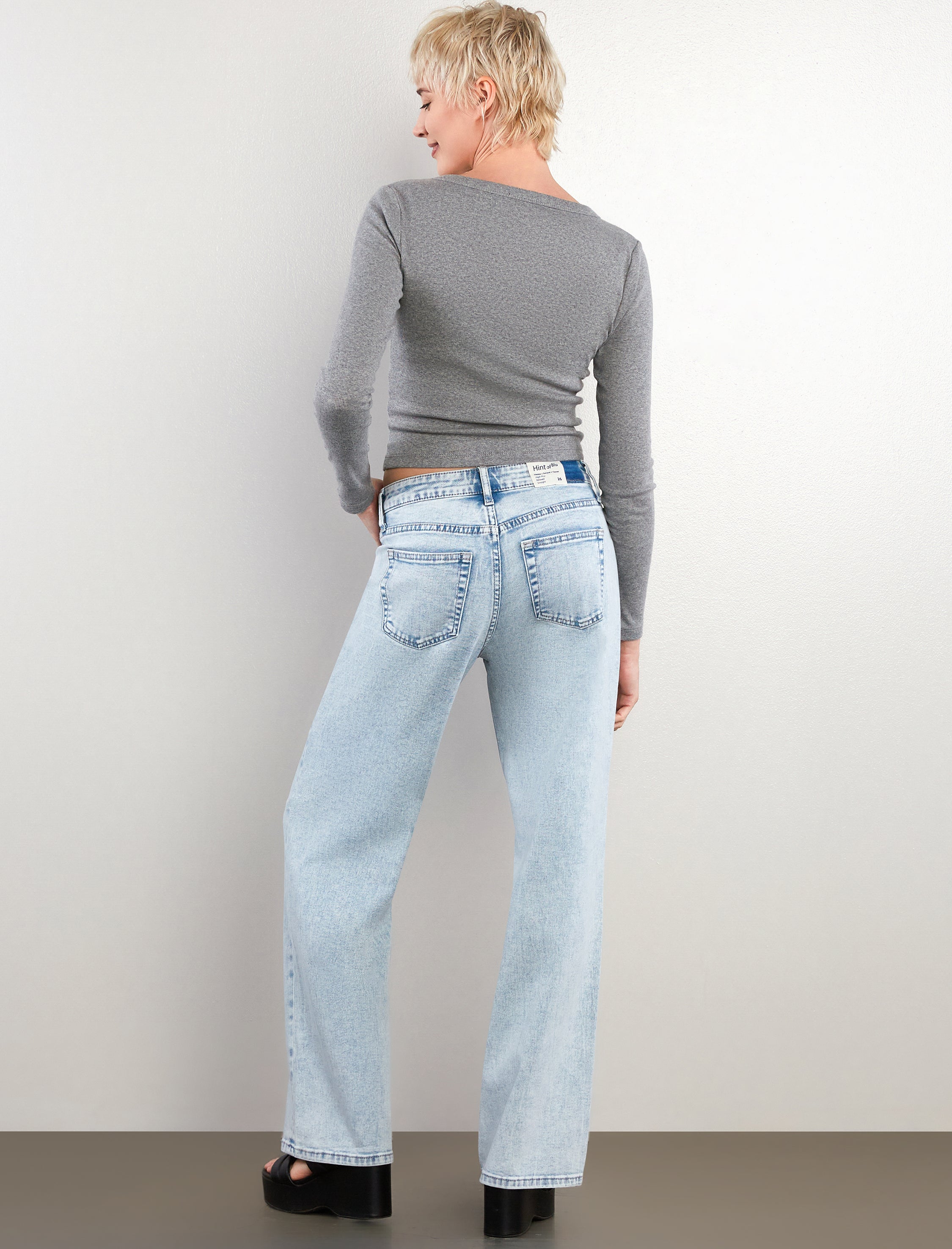 Clever Hi-Rise Straight Jeans