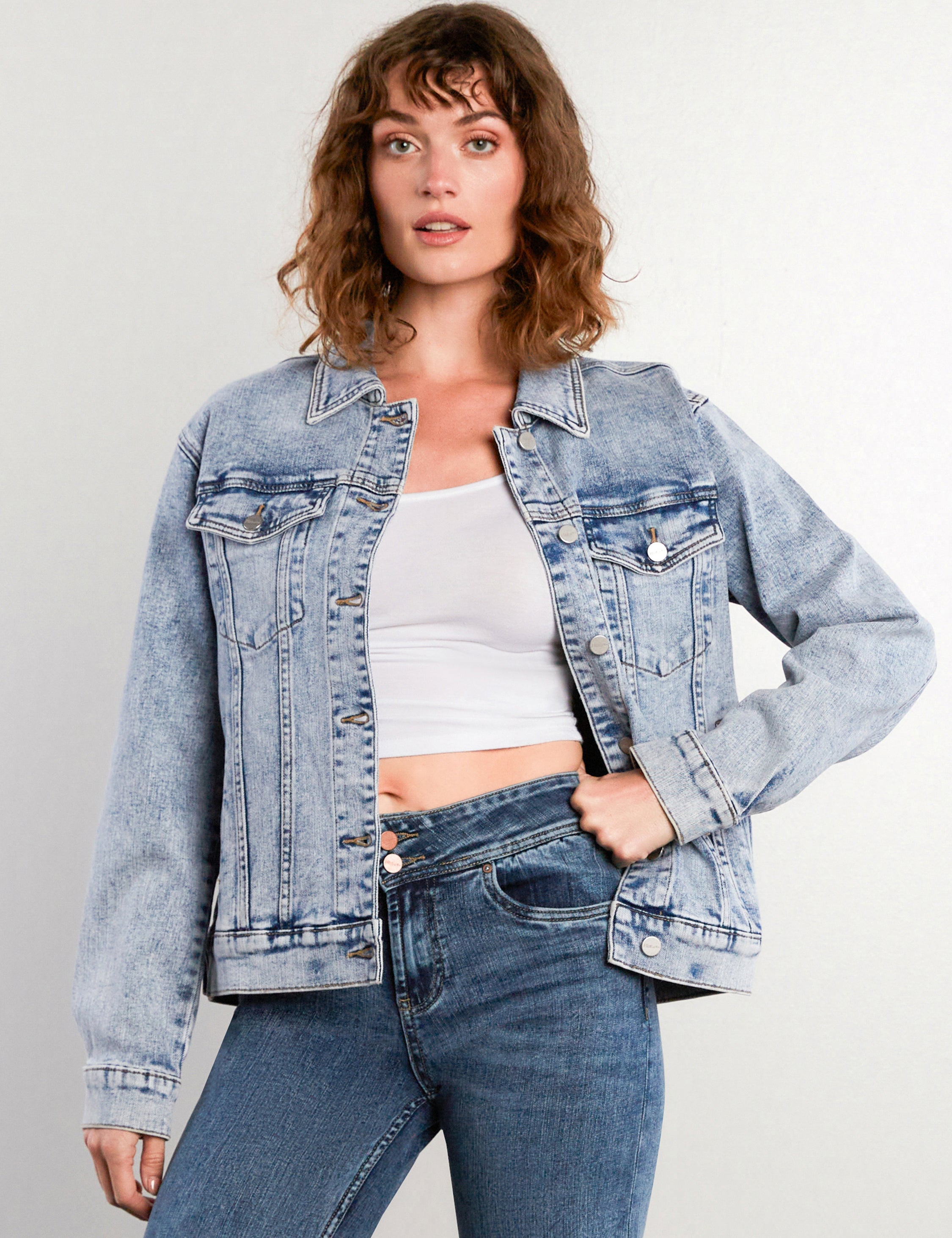 Women's All Day Long Jean Jacket - Hint of Blu