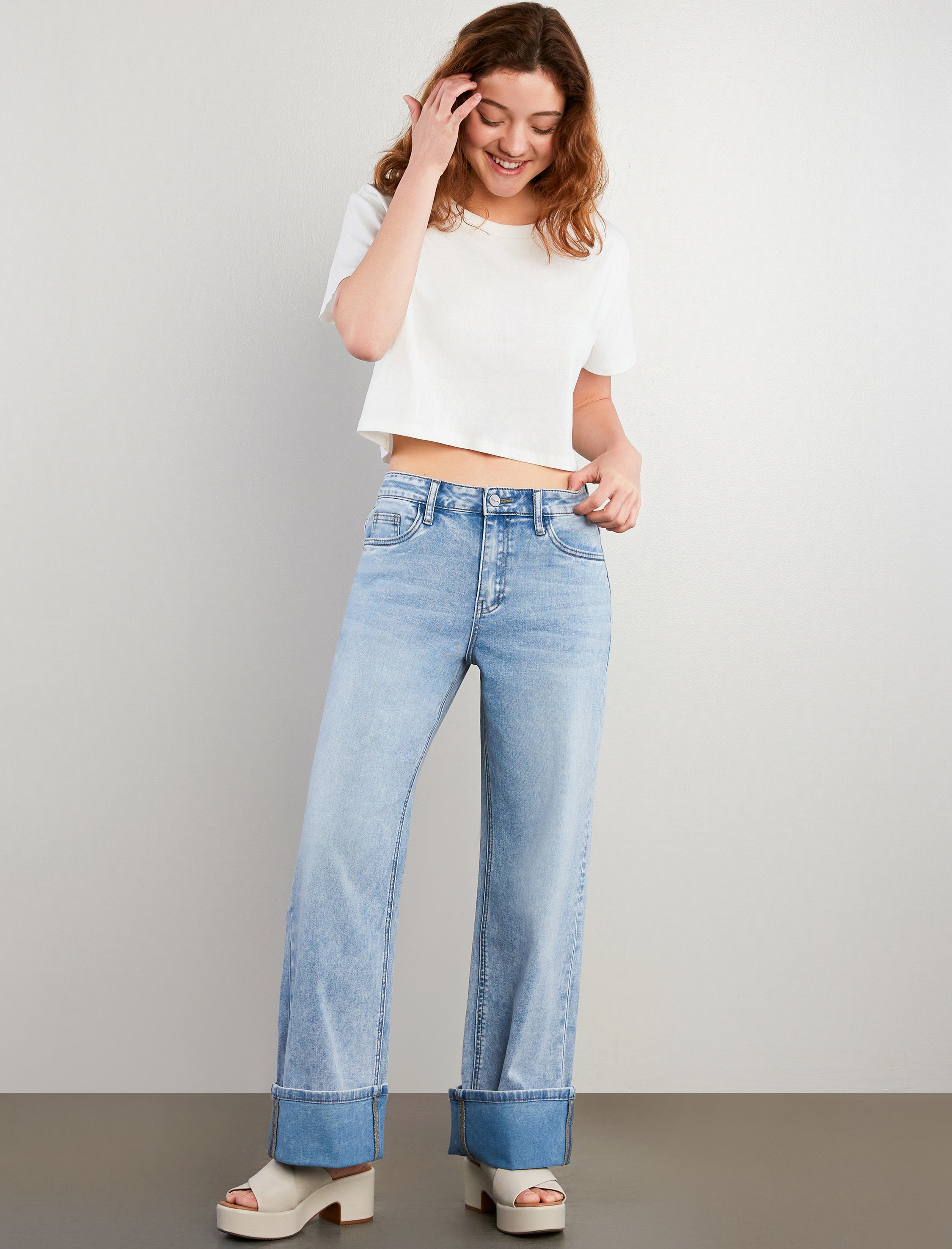Clever Cued Hi-Rise Jeans