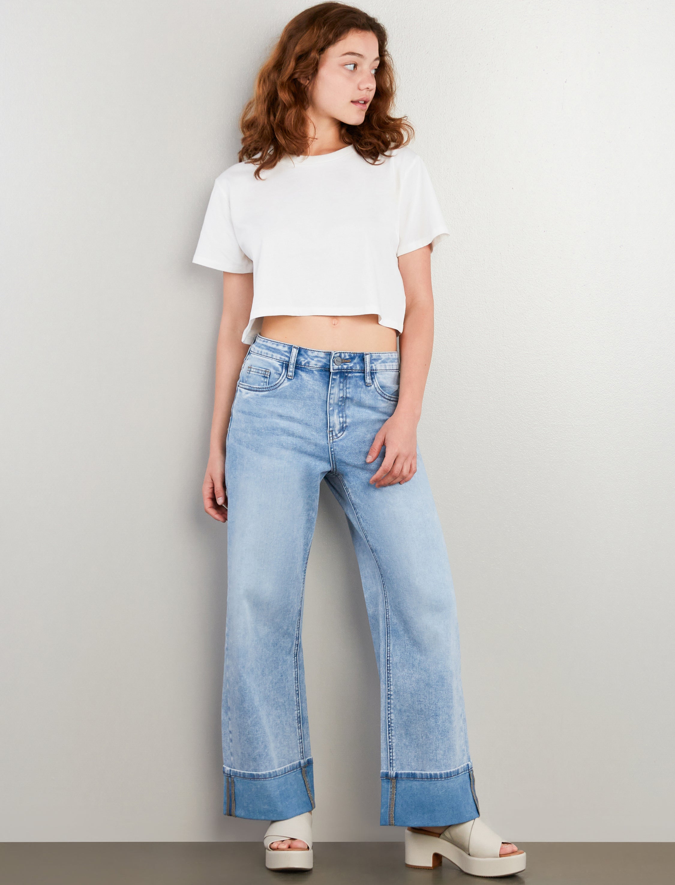 Women's Clever Cued High Rise Jeans - Hint of Blu