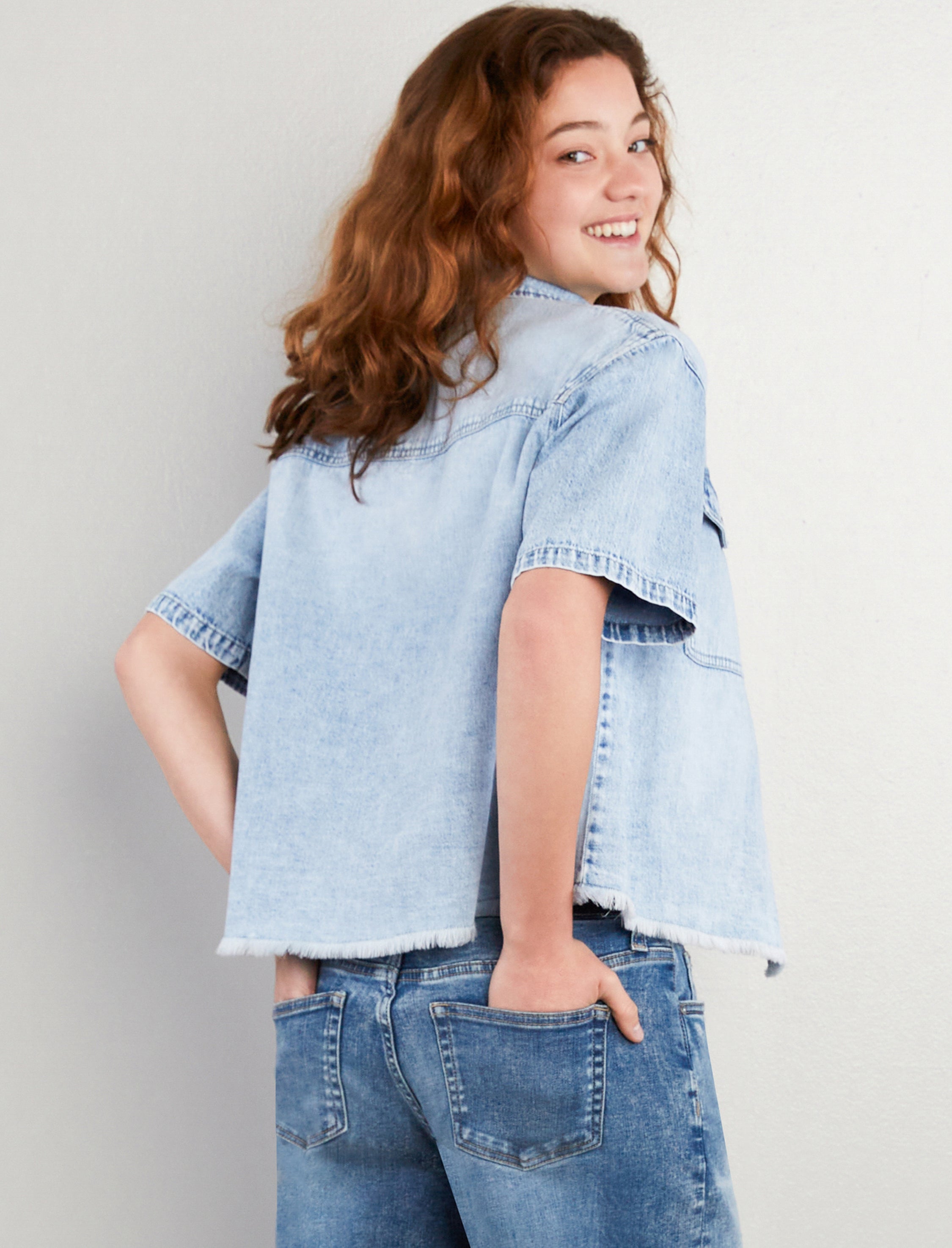 Emily Denim Top