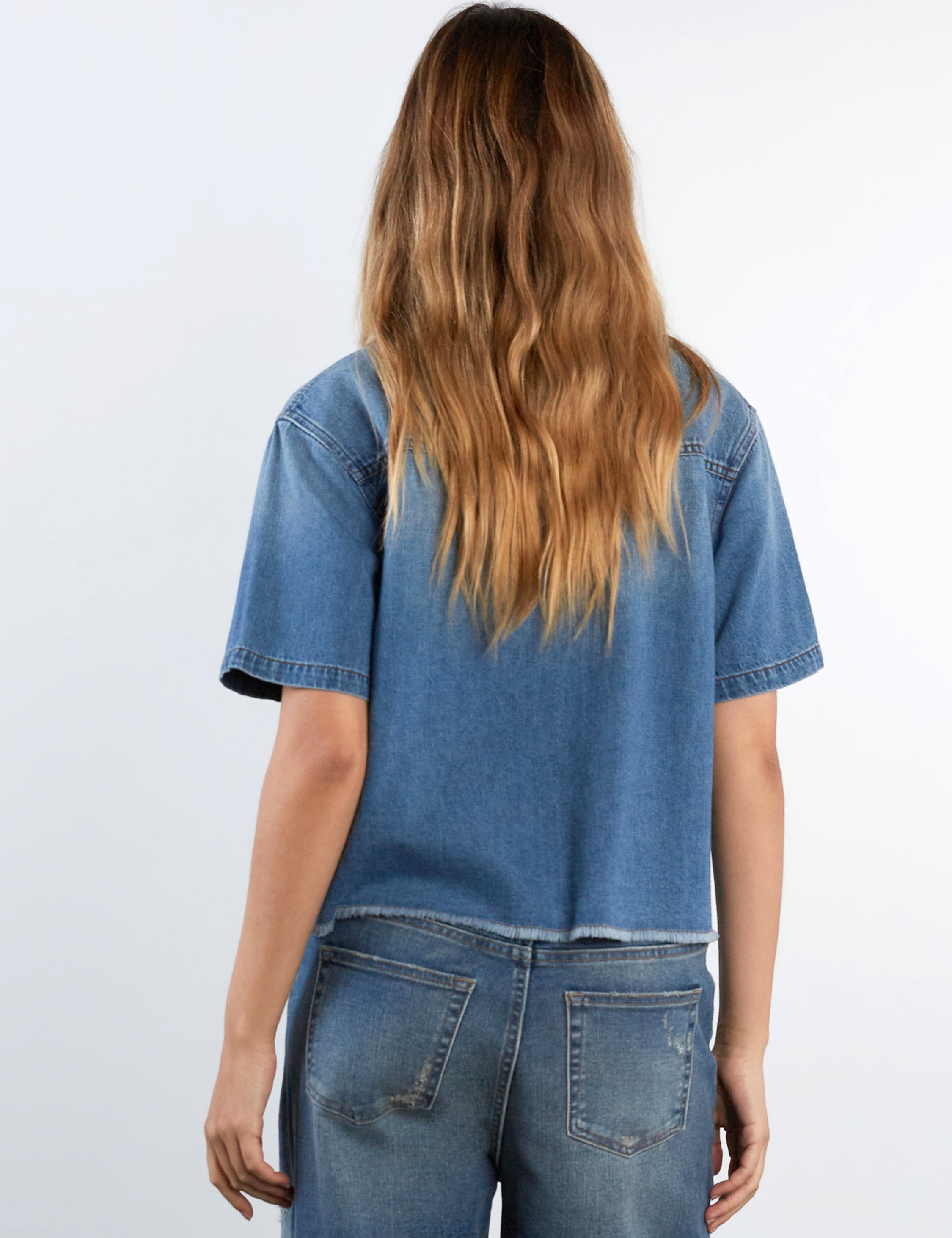 Emily Denim Top