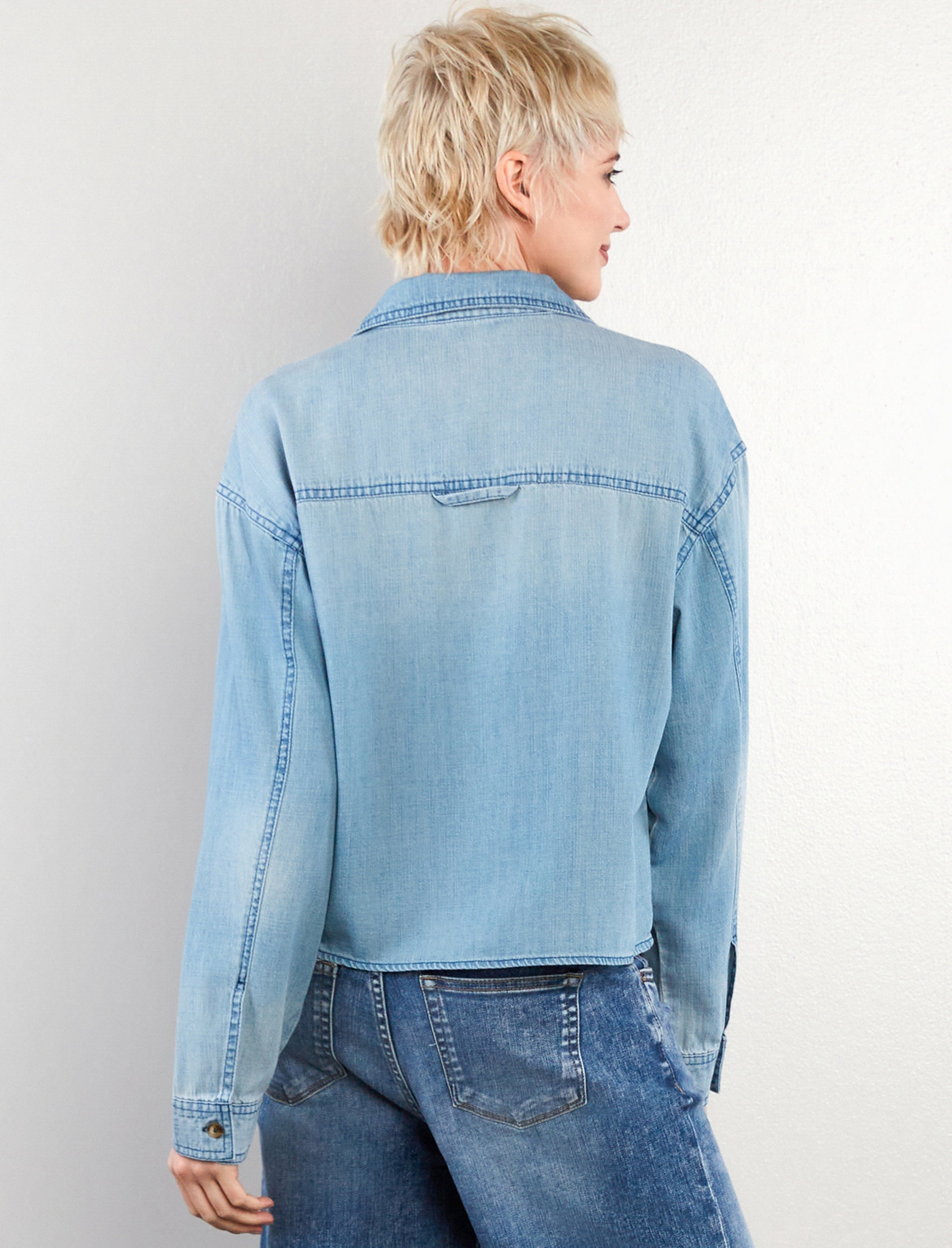 Maeve Denim Top