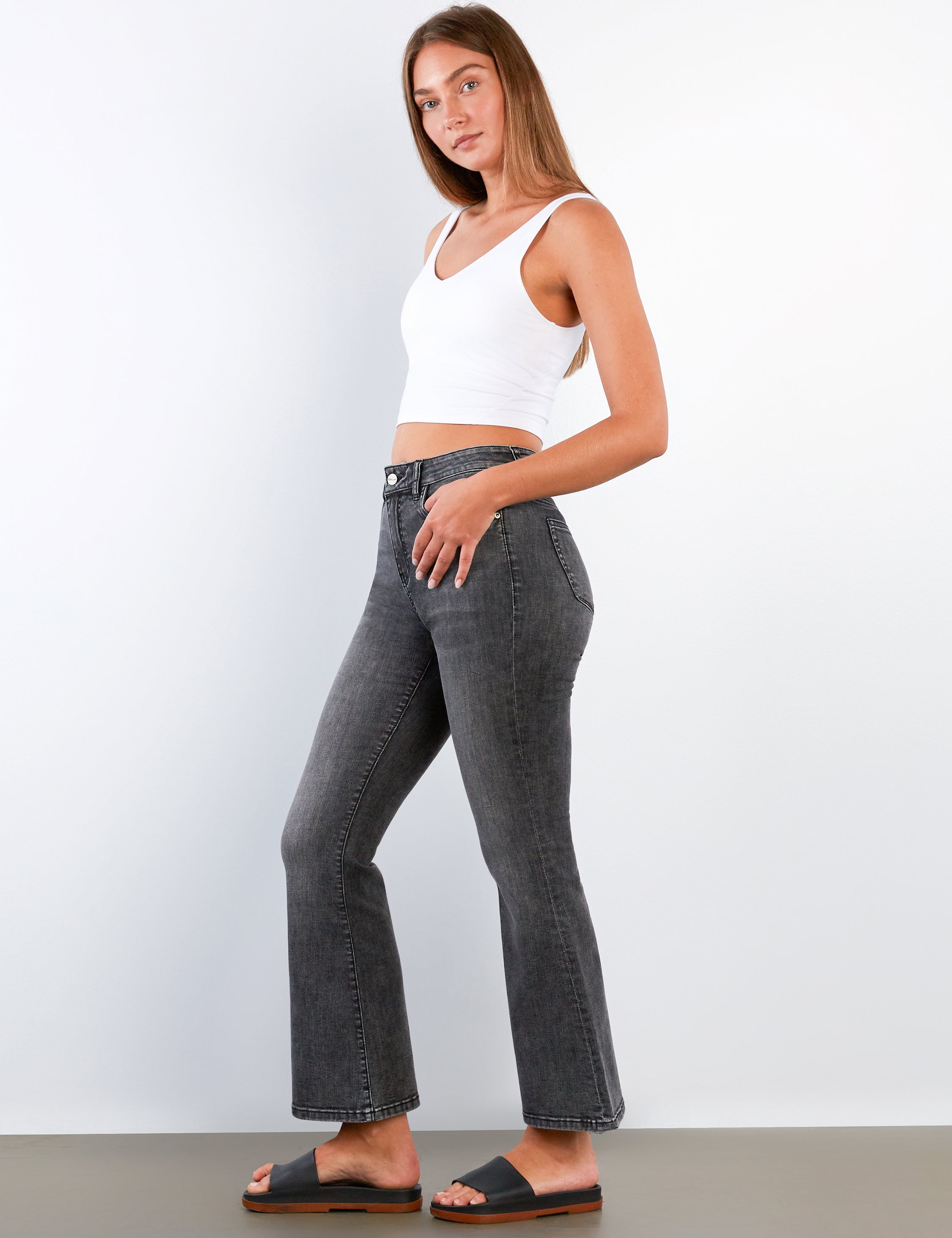 Women's Perfect Flare Jeans - Hint of Blu