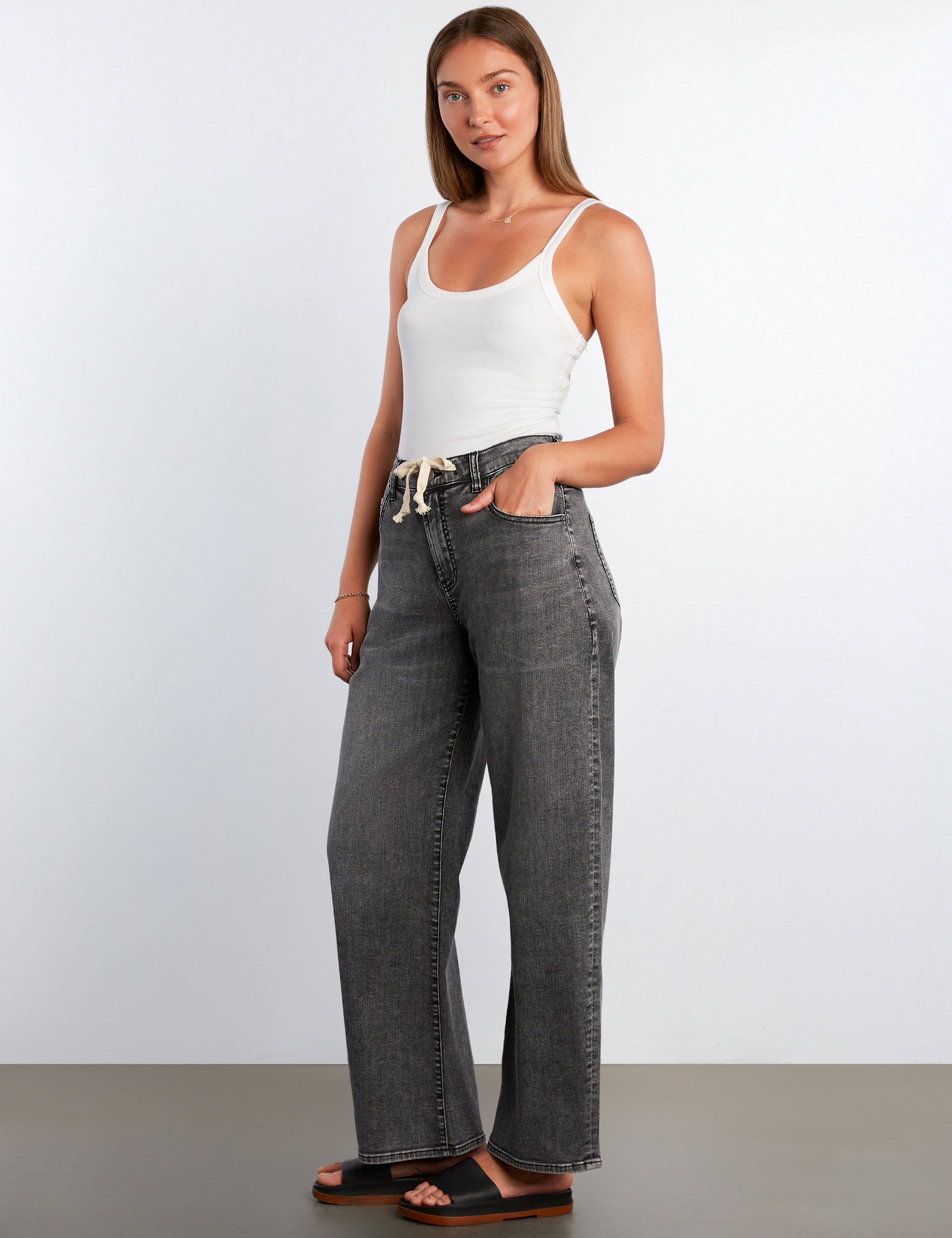 Ronnie Tie-front Jeans